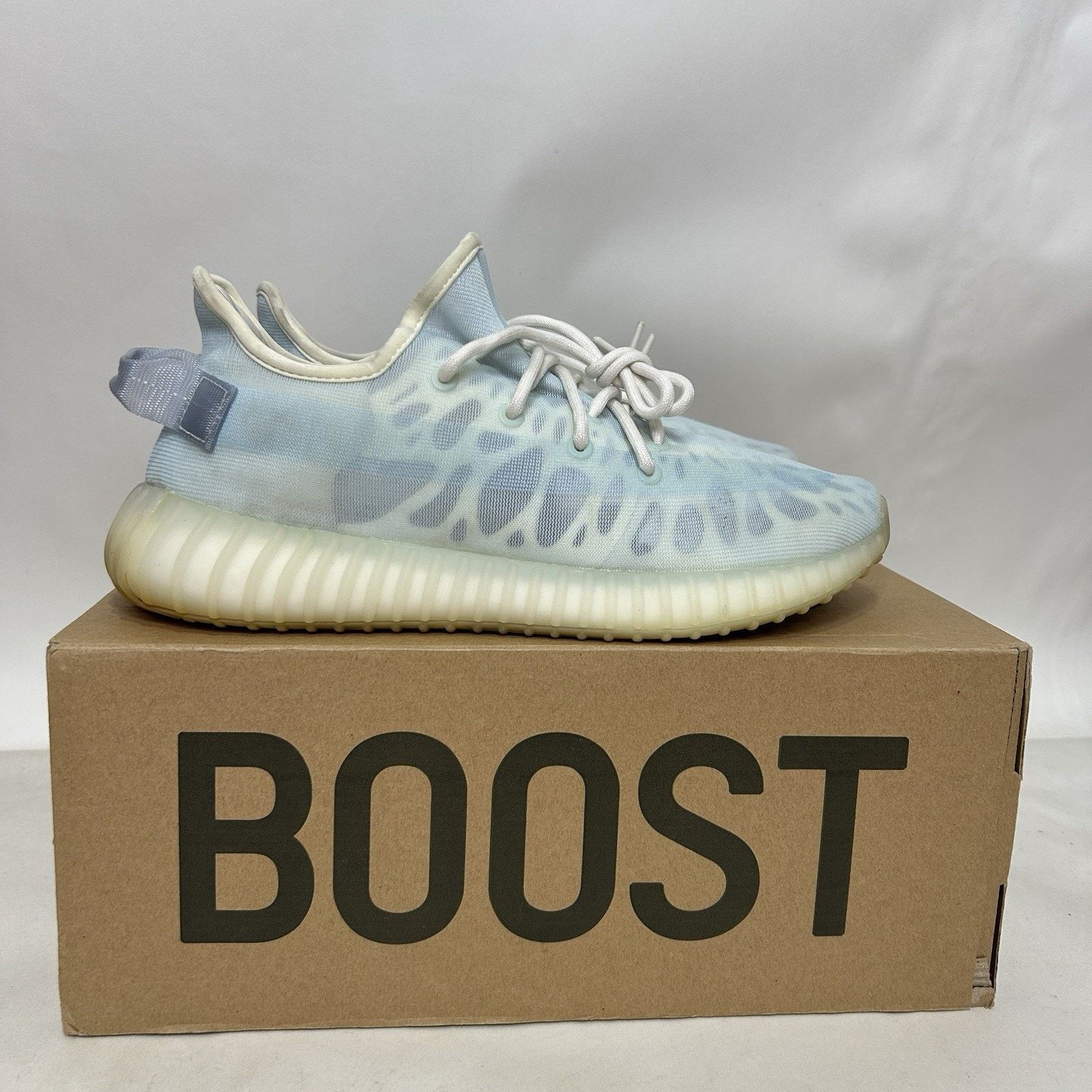 Adidas Adidas Yeezy Boost 350 V2 “Mono Ice” 2021 Size US 10 / EU 43 - 4 Thumbnail