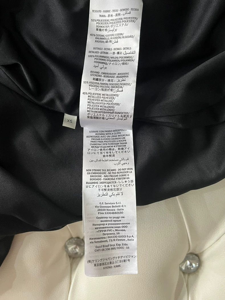 Gucci Gucci Embroidered contrast British style baseball jacket 25 Size US XS / EU 42 / 0 - 6 Thumbnail