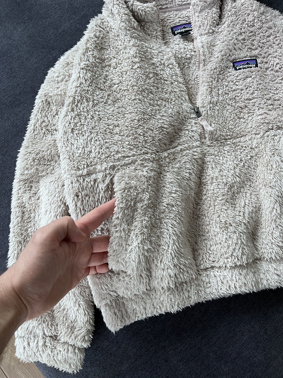 Patagonia Patagonia 1/2 Zip Fluffy Teddy Gorpcore Hooded Jacket TEENS Size US XXS / EU 40 - 7 Thumbnail