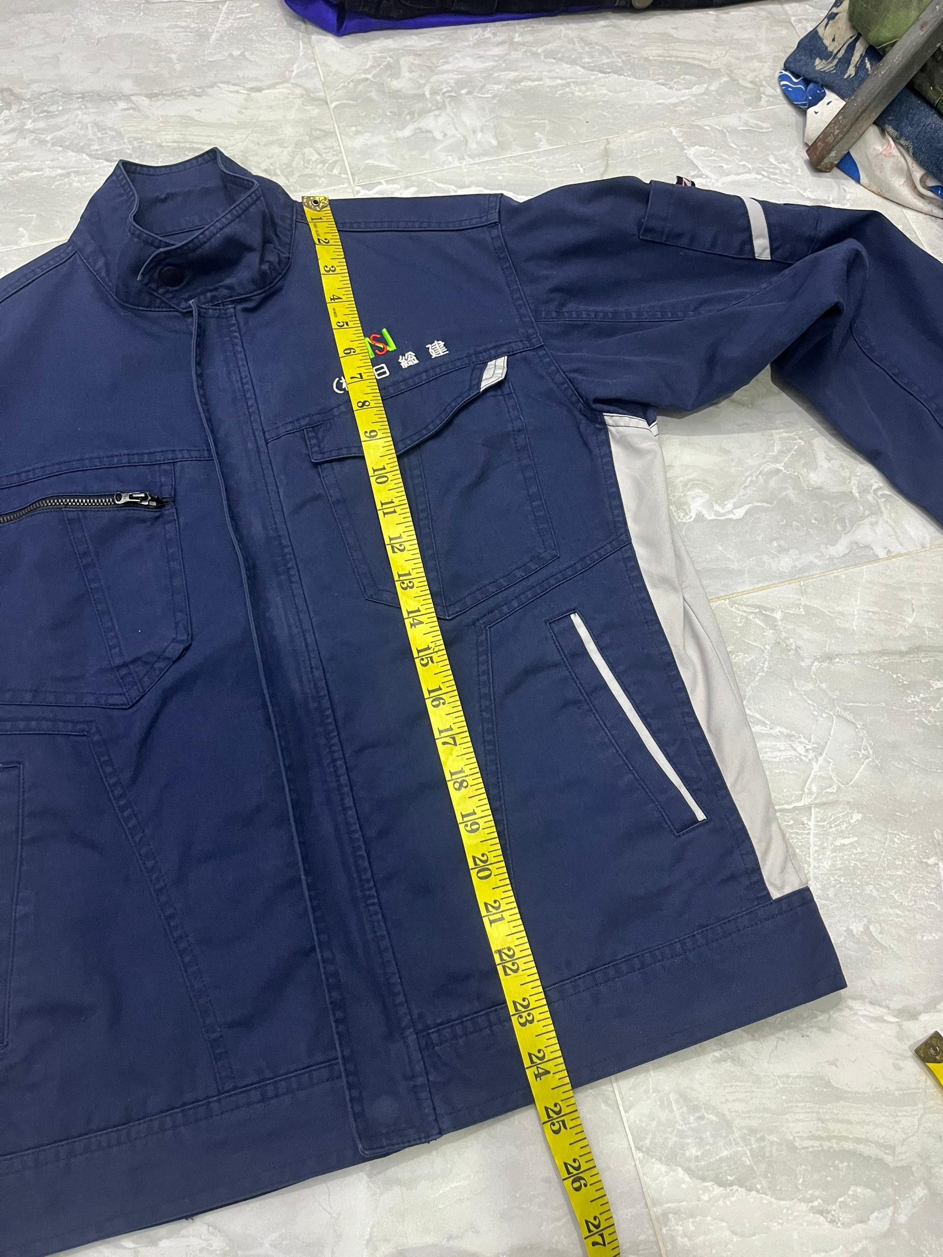 Japanese Brand Z-DRAGON Japanese Work Jacket Navy Reflective L Size US M / EU 48-50 / 2 - 17 Thumbnail