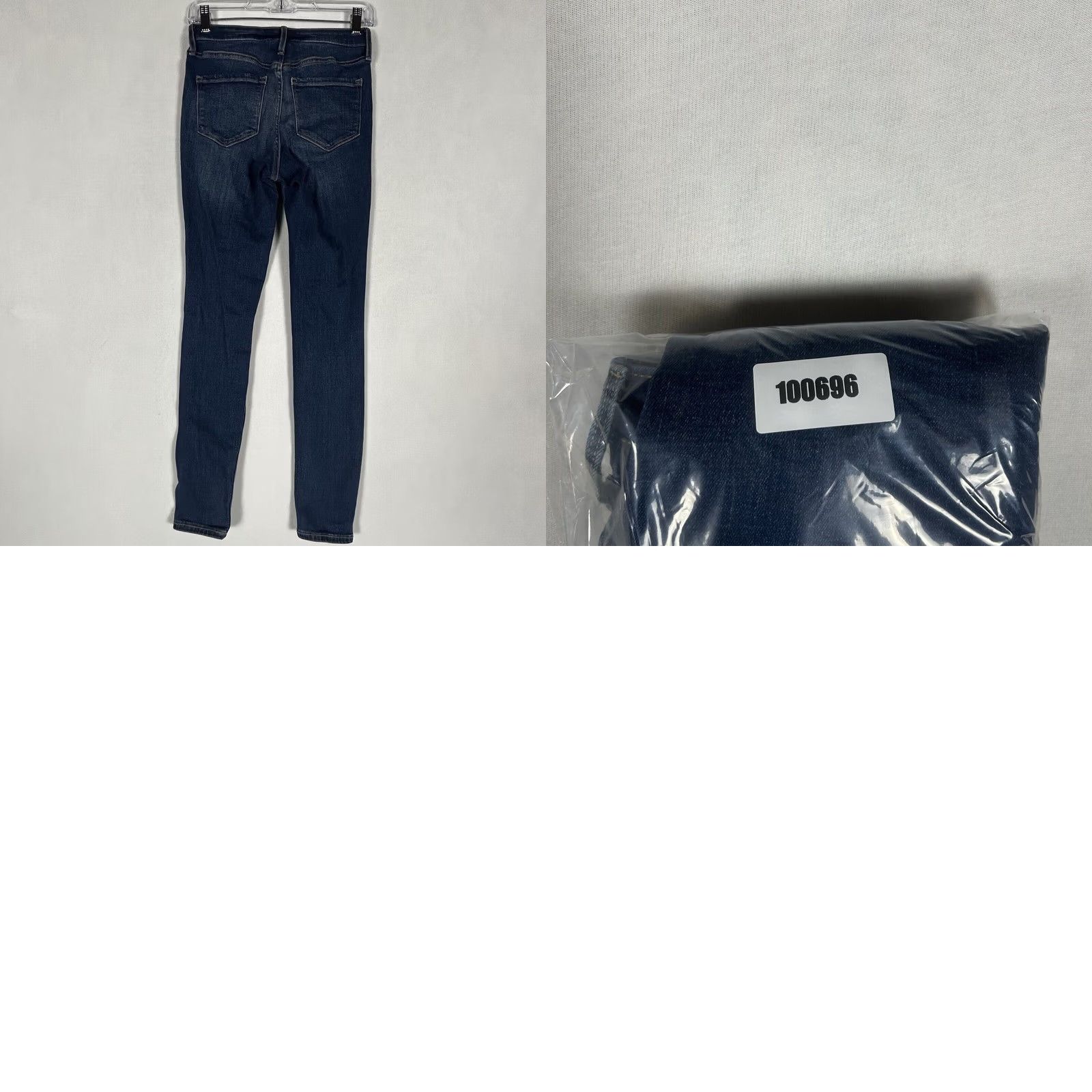 Old Navy Old Navy Jeans Womens Size 0 Blue Denim Stretch 5-Pocket High Rise Skinny Straight Leg Shirt? Size 25" / US 0 / IT 36 - 8 Thumbnail