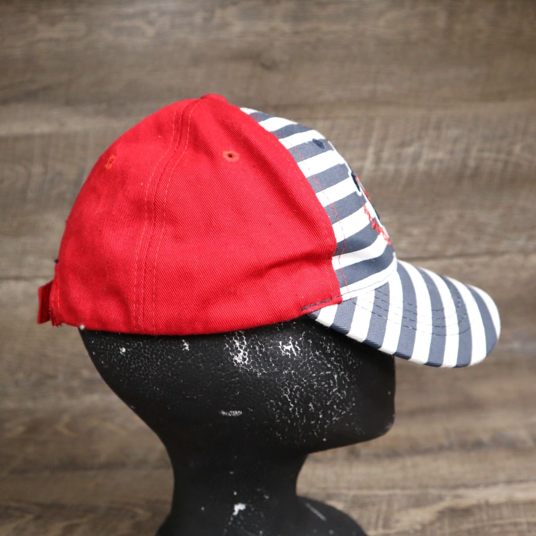 Vintage Myrtle Beach SC Adjustable Red White Baseball Cap Hat Unisex Adults Adult Adjustable Red Palm Tree Beach Baseball Cap Mens Size ONE SIZE - 3 Thumbnail