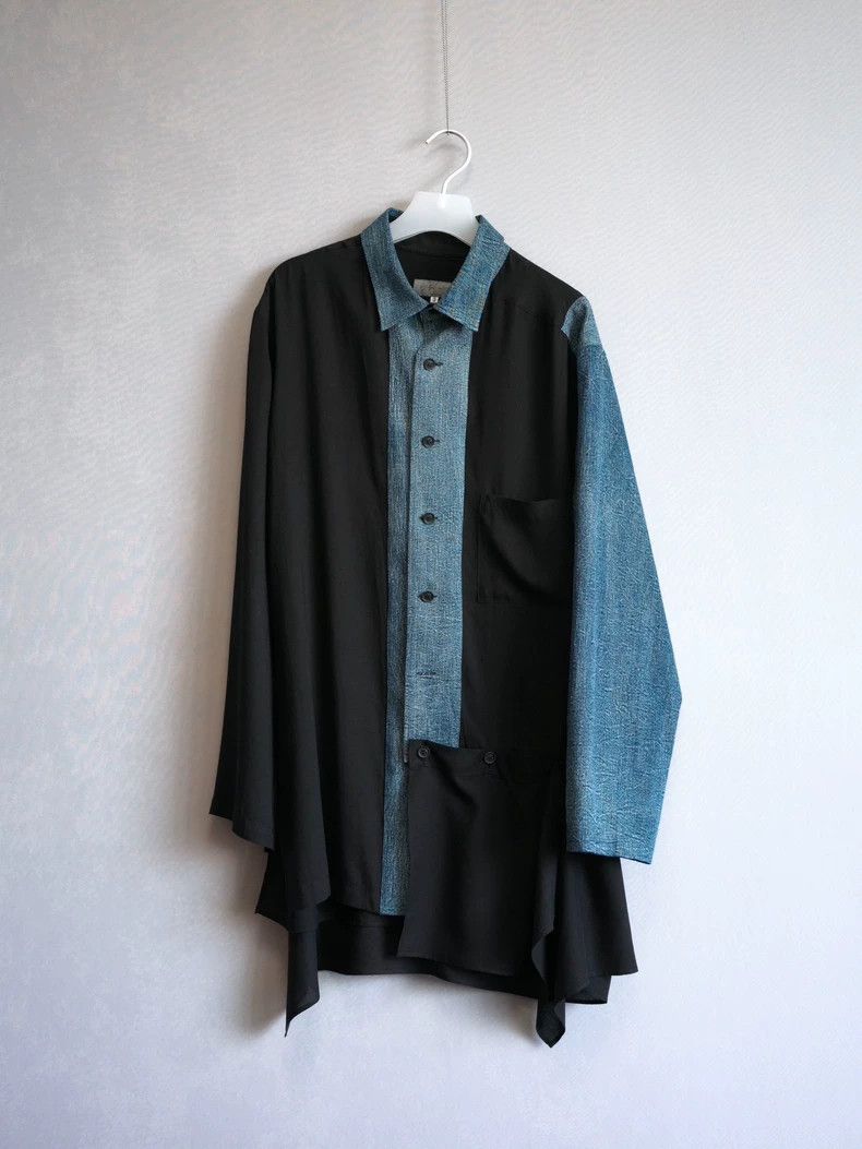 Yohji Yamamoto Yohji Yamamoto 21SS deconstructed washed denim patchwork s Size US L / EU 52-54 / 3 - 1 Thumbnail