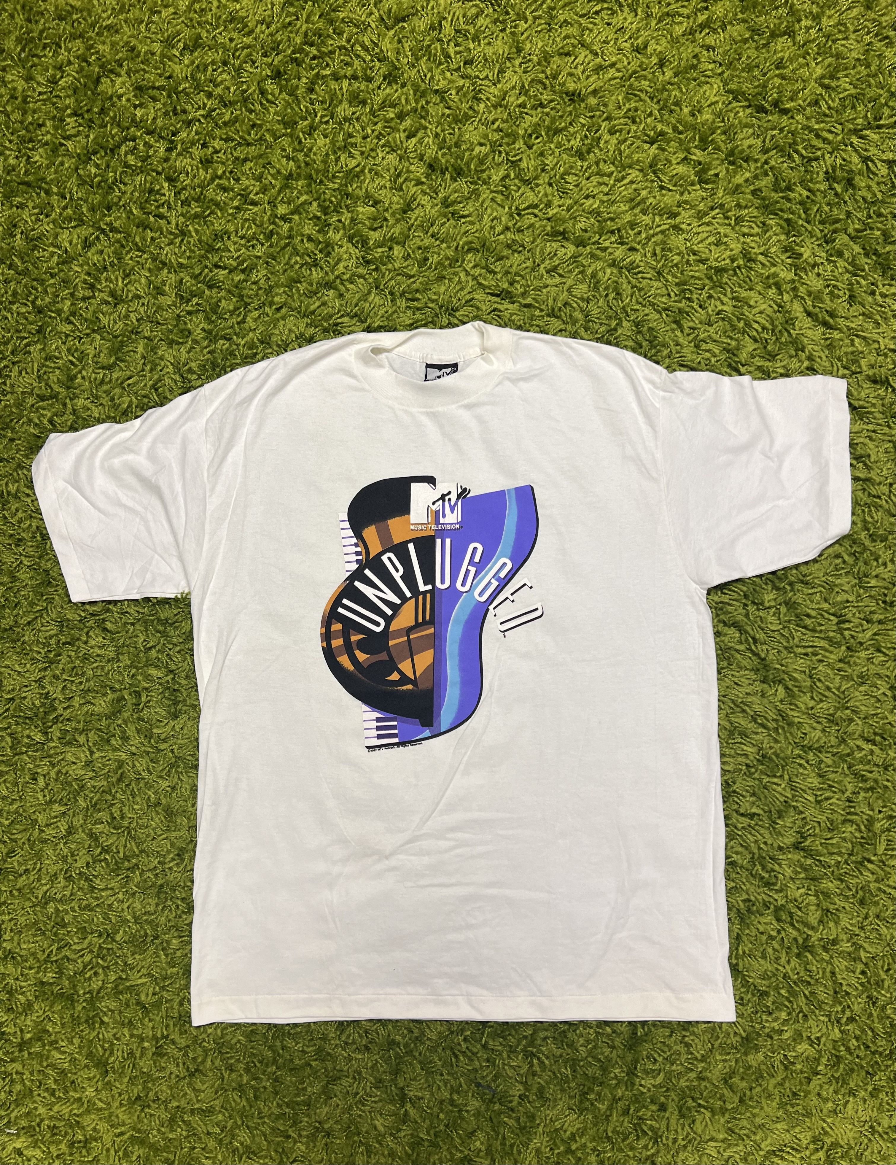 Band Tees × Mtv Rare MTV Unplugged T-Shirt Single Stitch Size US XL / EU 56 / 4 - 1 Thumbnail