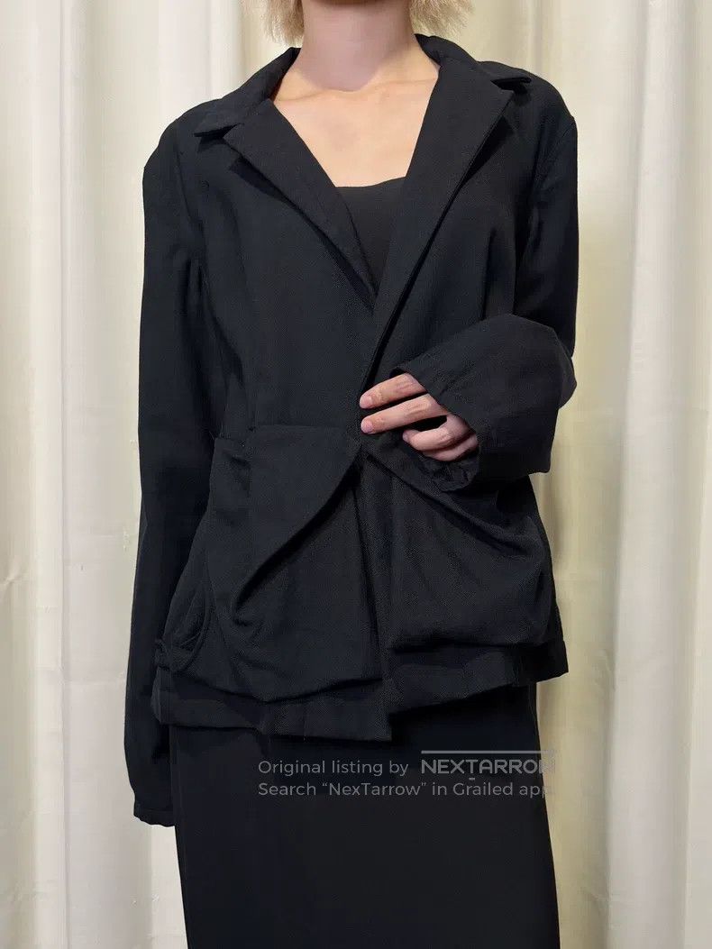 Yohji Yamamoto Yohji Yamamoto 93FW Variant Pocket Suit Jacket Size XS / US 0-2 / IT 36-38 - 2 Thumbnail