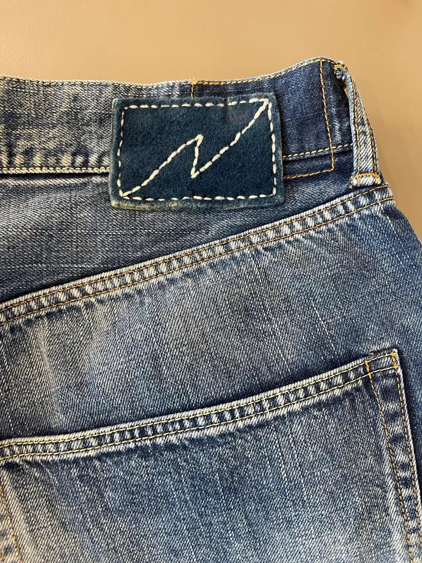 Visvim visvim Dry ICT Denim Shorts 3 (Red Embroidered) Size US 34 / EU 50 - 3 Thumbnail
