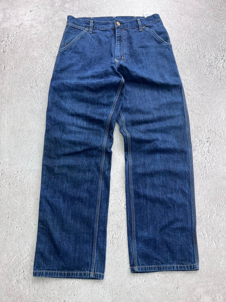 Carhartt × Carhartt Wip × Vintage Vintage Carhartt Double Knee Denim Skate Pant Baggy Oversize Size US 30 / EU 46 - 4 Thumbnail