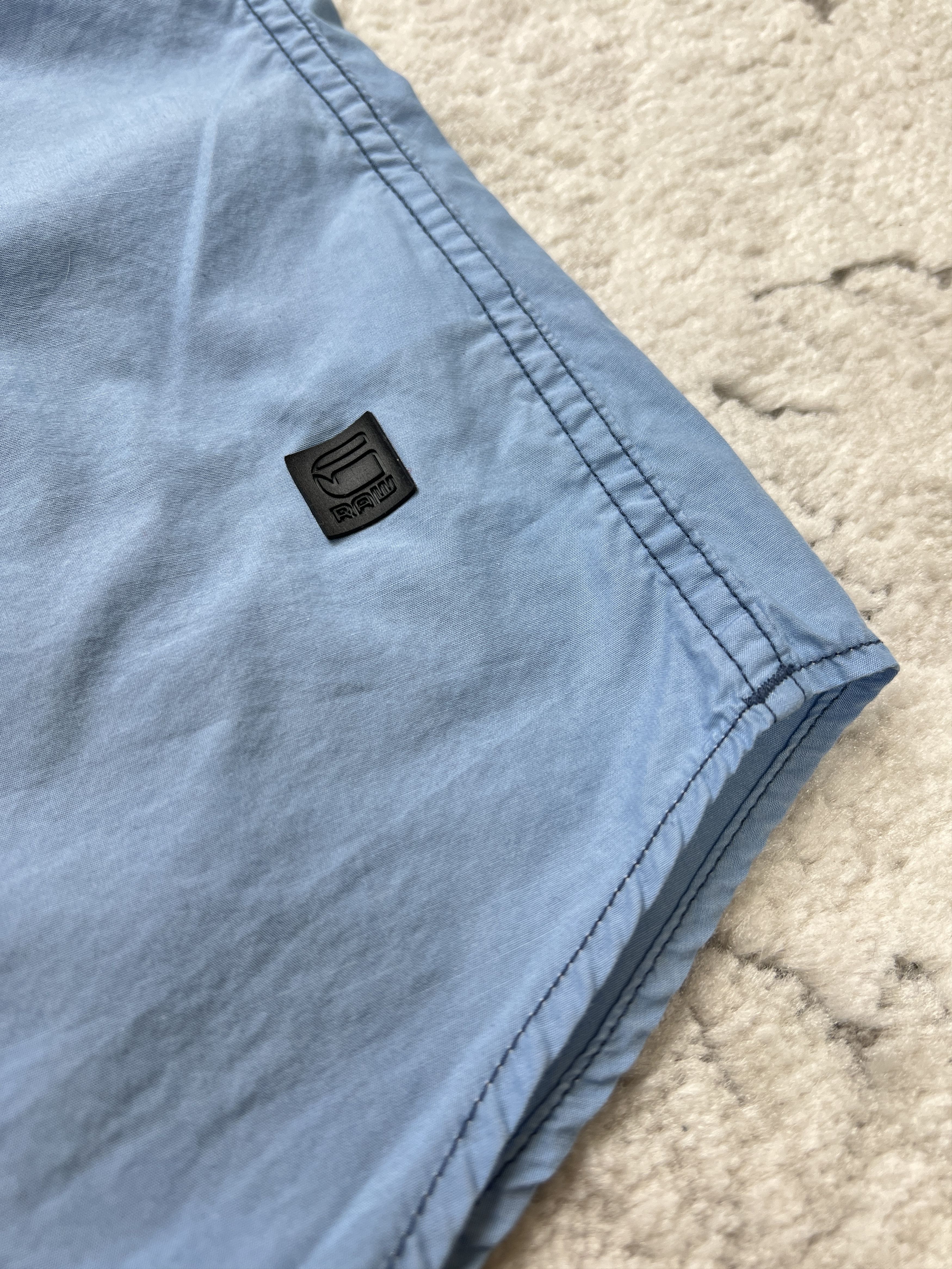 G-Star G-Star RAW Strike Shirt S/S Blue Workwear Style Size US M / EU 48-50 / 2 - 10 Thumbnail