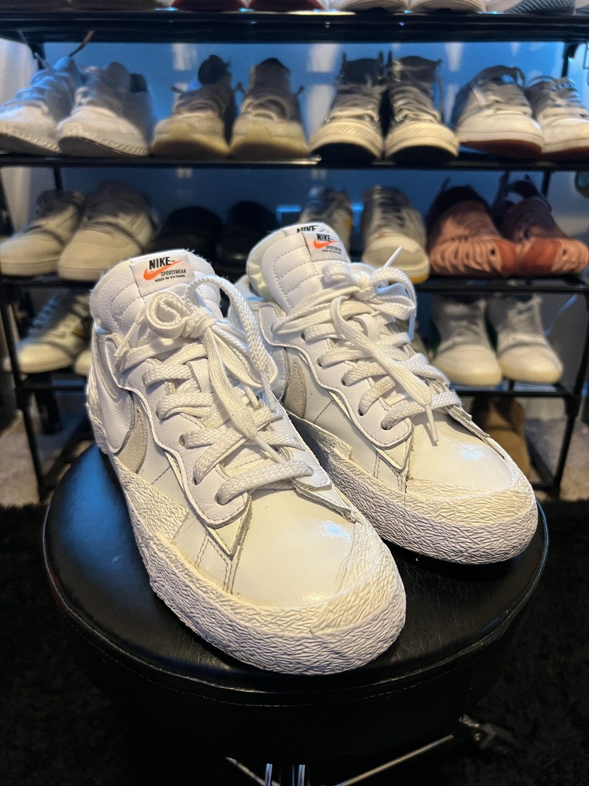 Nike Sacai blazer low (white)