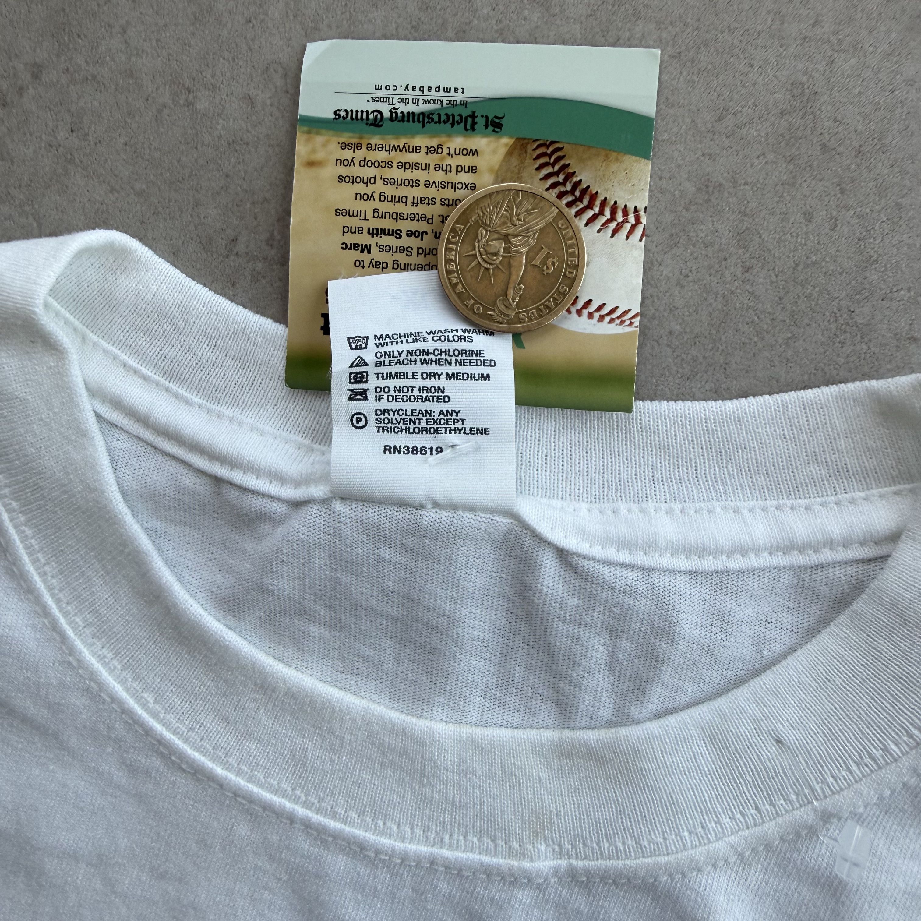Anvil NWT Tampa Bay Rays Matt Garza T Shirt Size US XL / EU 56 / 4 - 6 Thumbnail