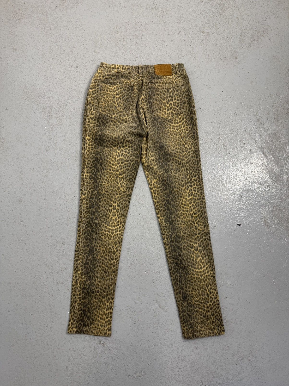 Just Cavalli Vintage Cavalli Jeans Leopard Overprinted Jeans Size 30" / US 8 / IT 44 - 11 Thumbnail
