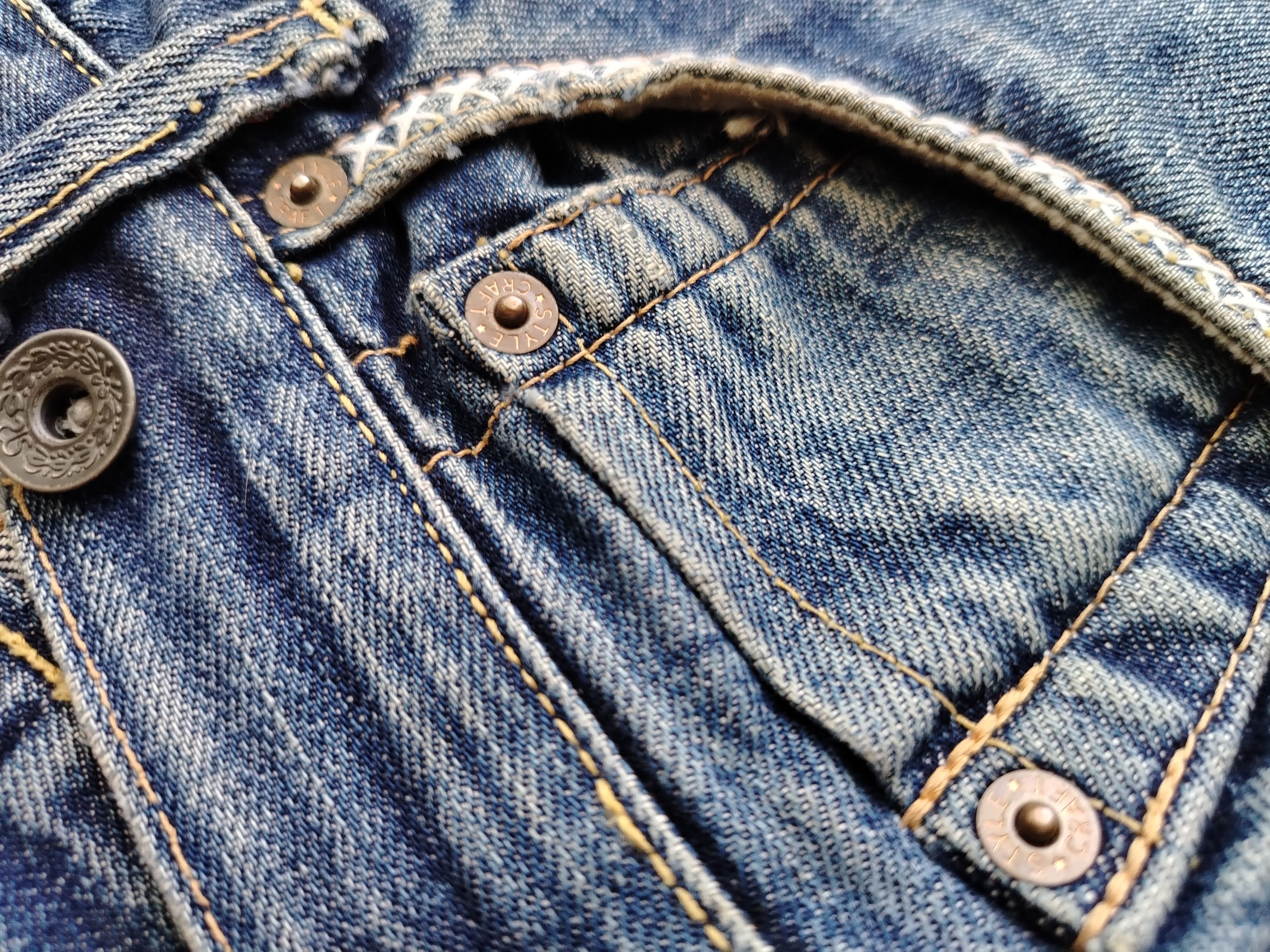 Evisu Evisu Jeans Vintage (Evis) Boro Remaked Size US 31 - 15 Thumbnail