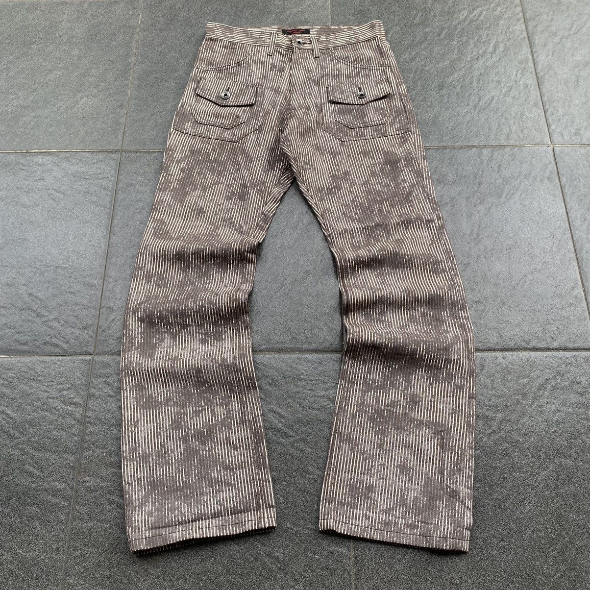 If Six Was Nine × Japanese Brand × Le Grande Bleu (L.G.B.) 90s Grosbec Striped Denim Jeans Tornado Mart Lgb Style Size US 27 - 1 Thumbnail