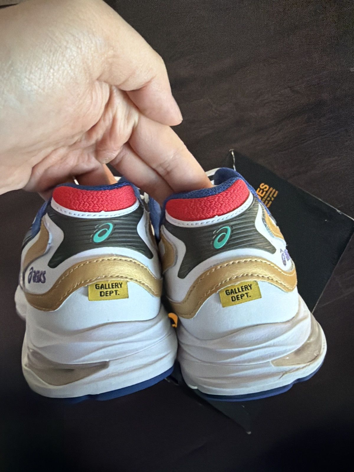 Asics × Gallery Dept. Gallery Dept Asic Gel-K1011 Multicolor Size US 10 / EU 43 - 6 Thumbnail