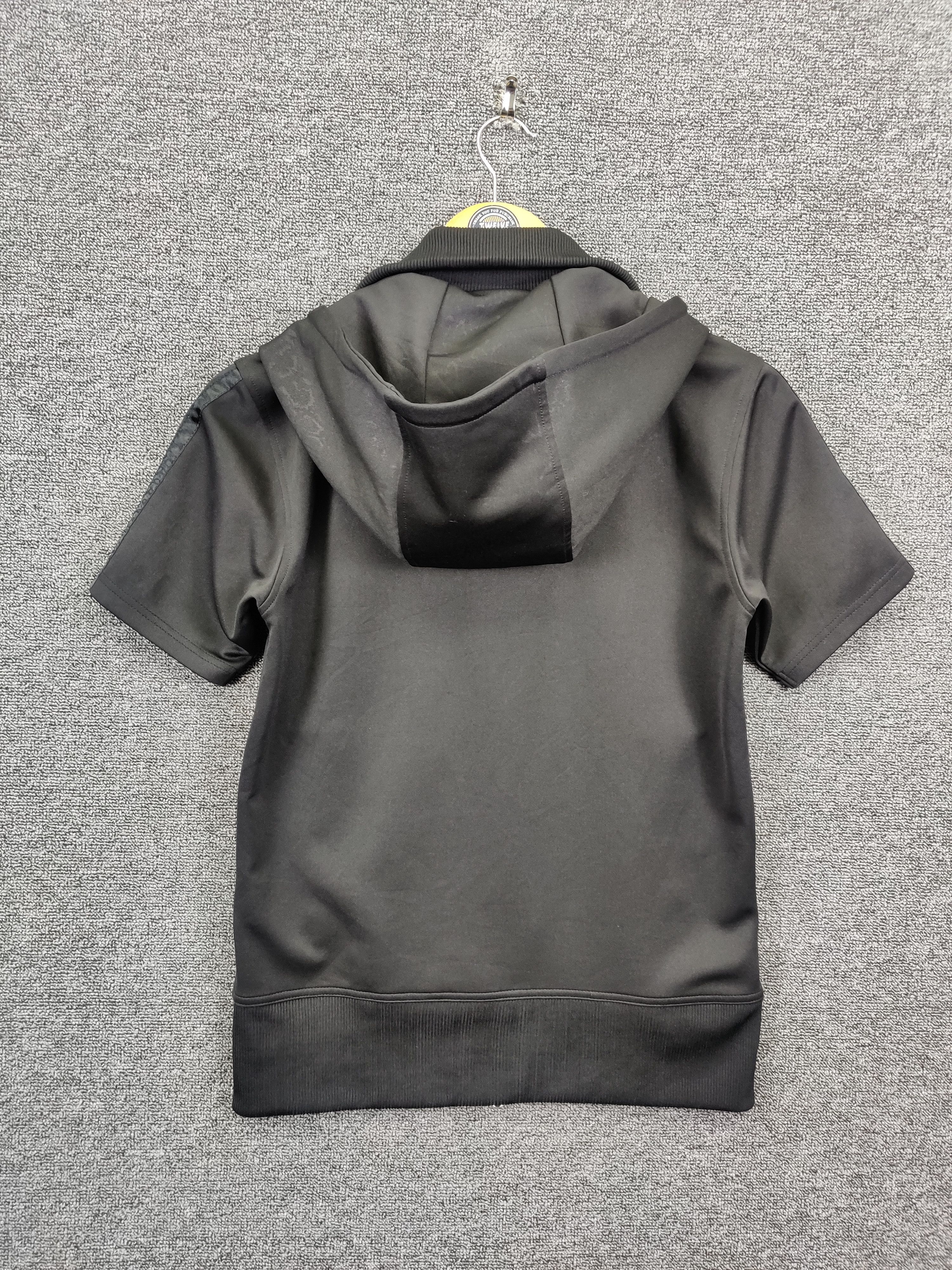 Tornado Mart Vintage Tornado Mart Black Short Sleeve Zipper Hoodie Size US S / EU 44-46 / 1 - 5 Thumbnail