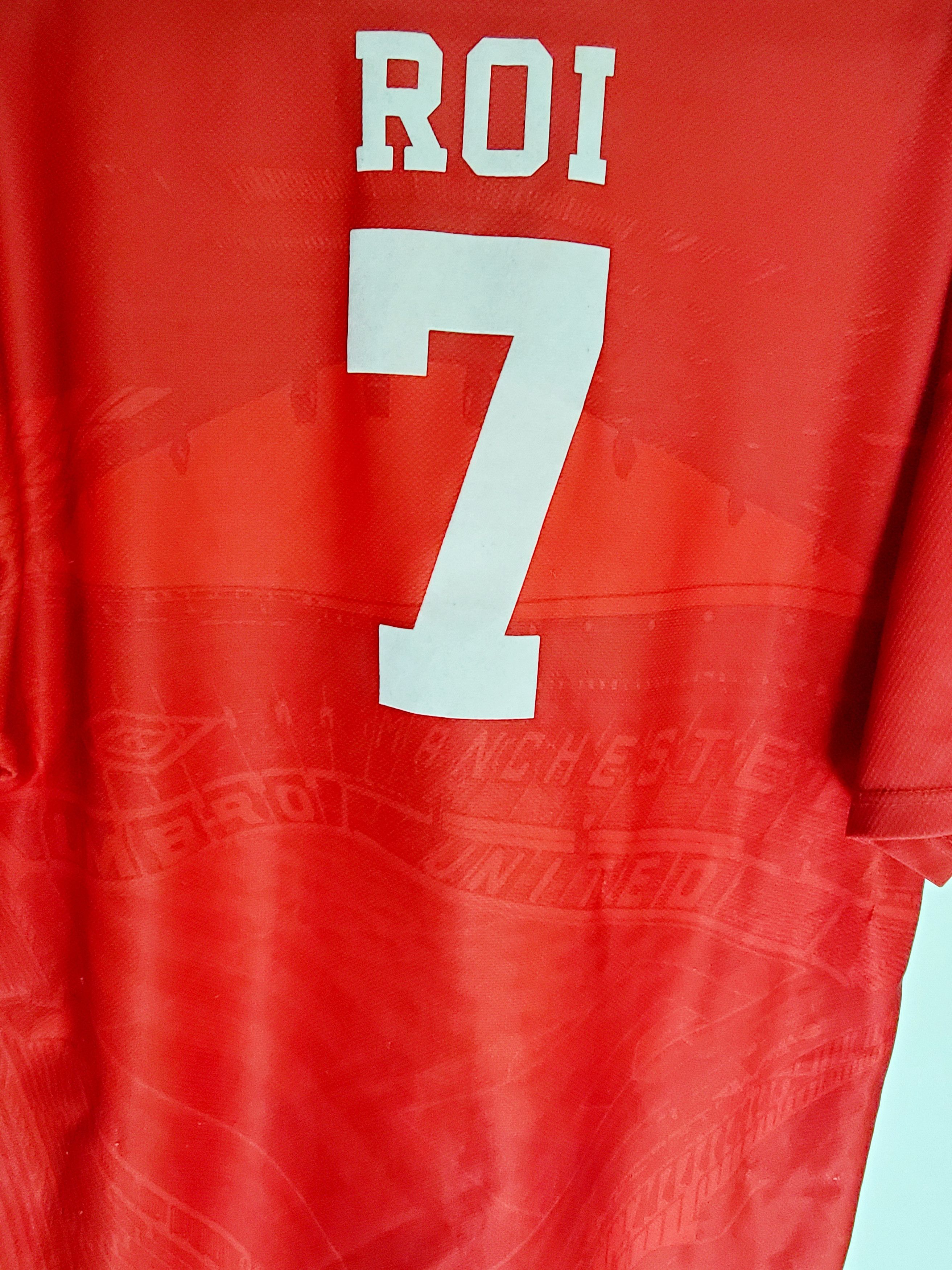 Umbro Manchester United 1994/96 Vintage Jersey #7 Roi Cantona L Size US L / EU 52-54 / 3 - 6 Thumbnail