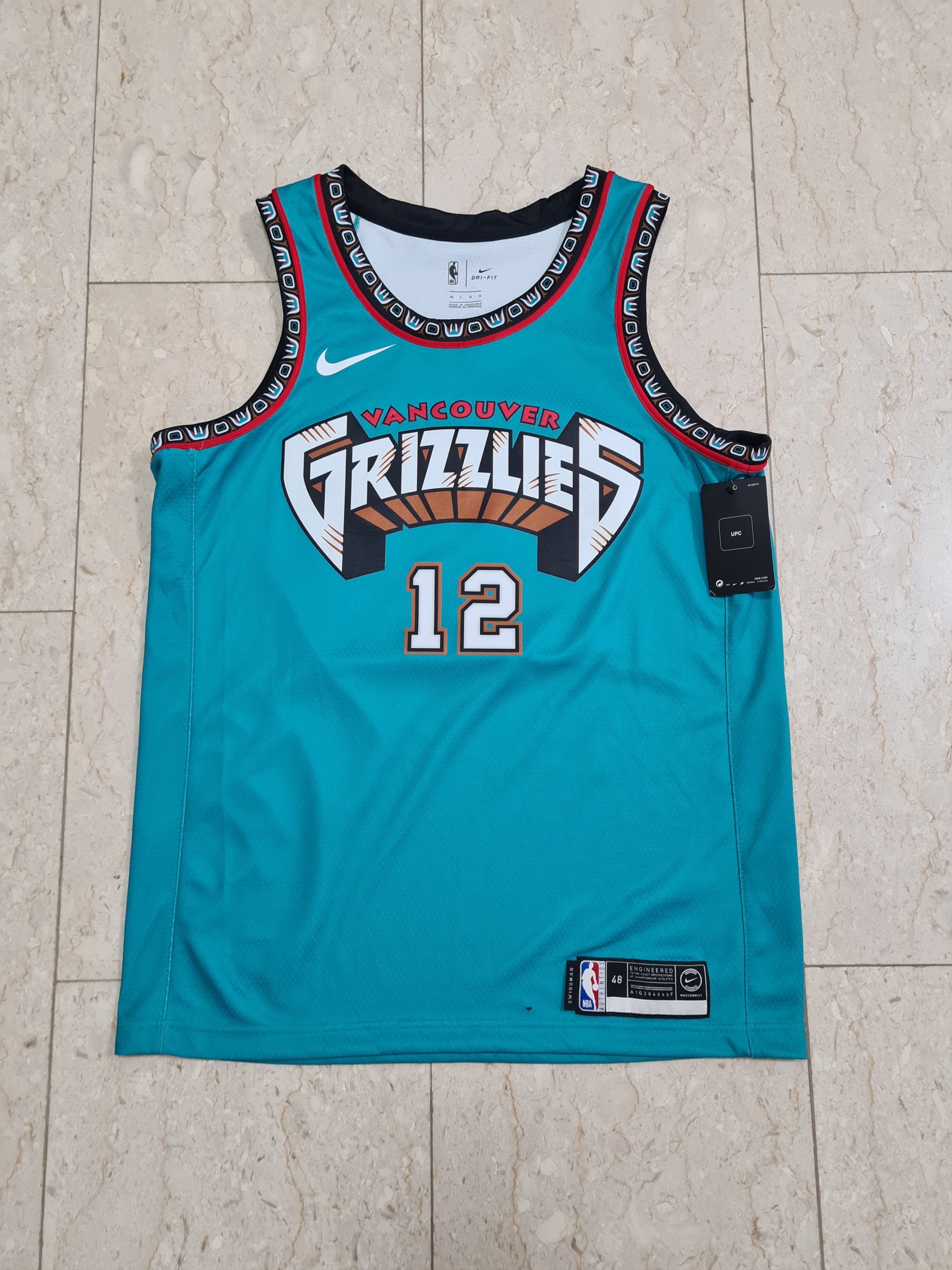 NBA NEW Rare Authentic Nike Grizzlies Classic Swingman Jersey Size US L / EU 52-54 / 3 - 1 Thumbnail
