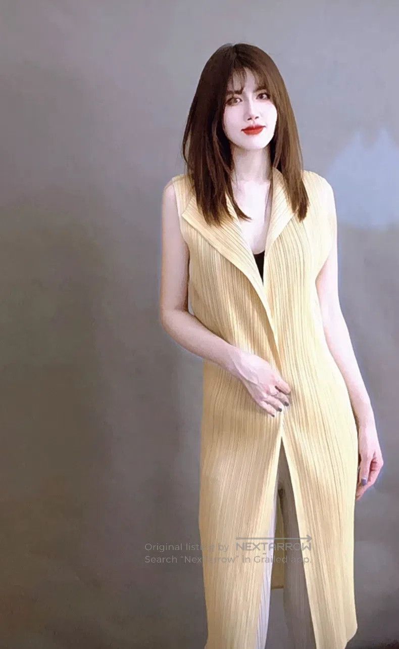Issey Miyake Issey Miyake Long Cardigan Vest Size M / US 6-8 / IT 42-44 - 2 Thumbnail