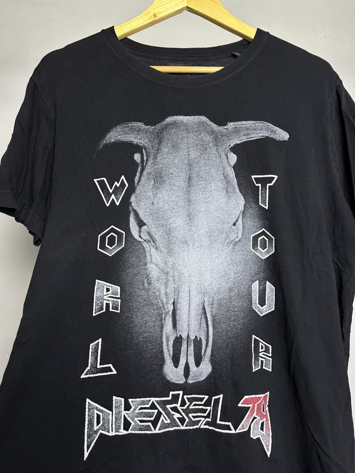 Diesel × If Six Was Nine × Le Grande Bleu (L.G.B.) Diesel World Tour Gothic Punk Tshirt Size US M / EU 48-50 / 2 - 3 Thumbnail