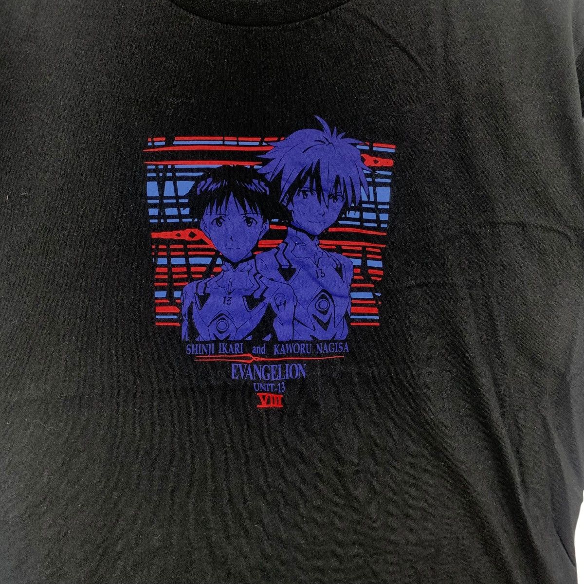Band Tees EVANGELION ANIME KAWORU NAGISA Shinji Hikari Tee Shirt Top Size US M / EU 48-50 / 2 - 5 Thumbnail