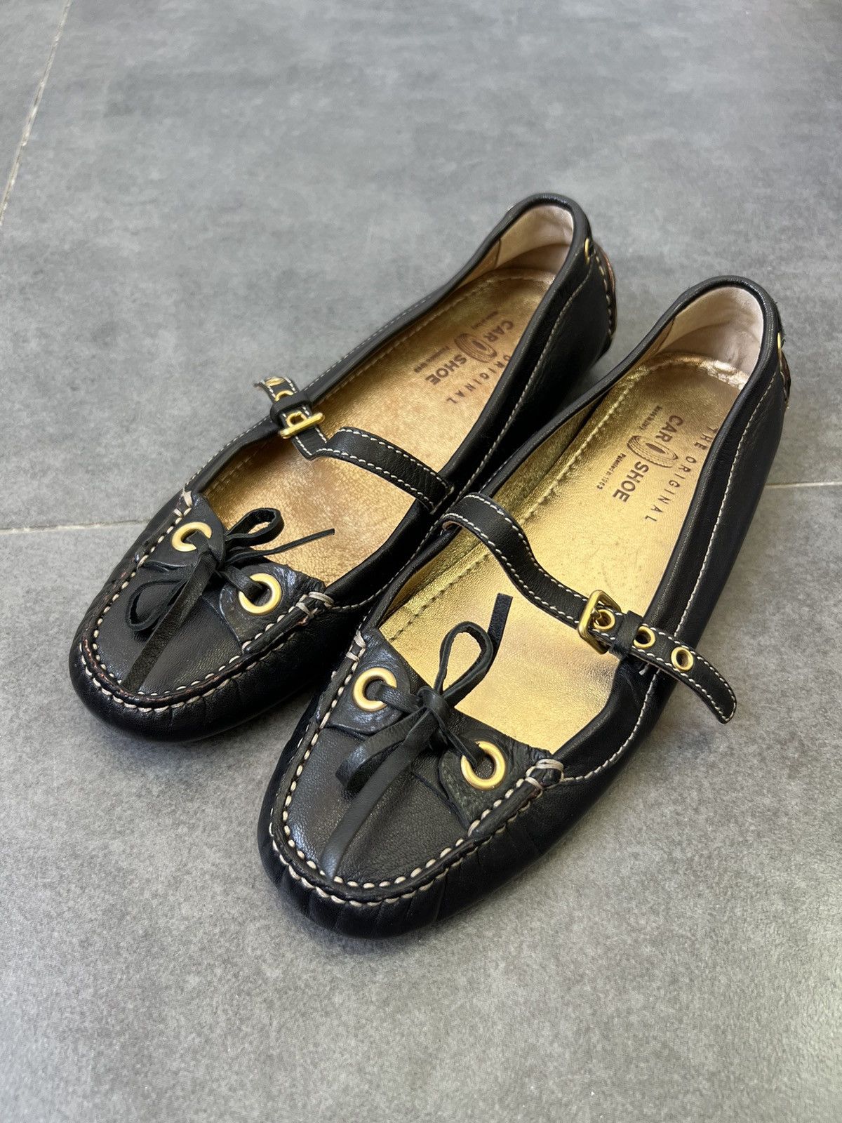 Car Shoe Ballet Car Shoe by Prada Laces Mary Jane flats y2k grunge Size US 6.5 / IT 36.5 - 2 Thumbnail