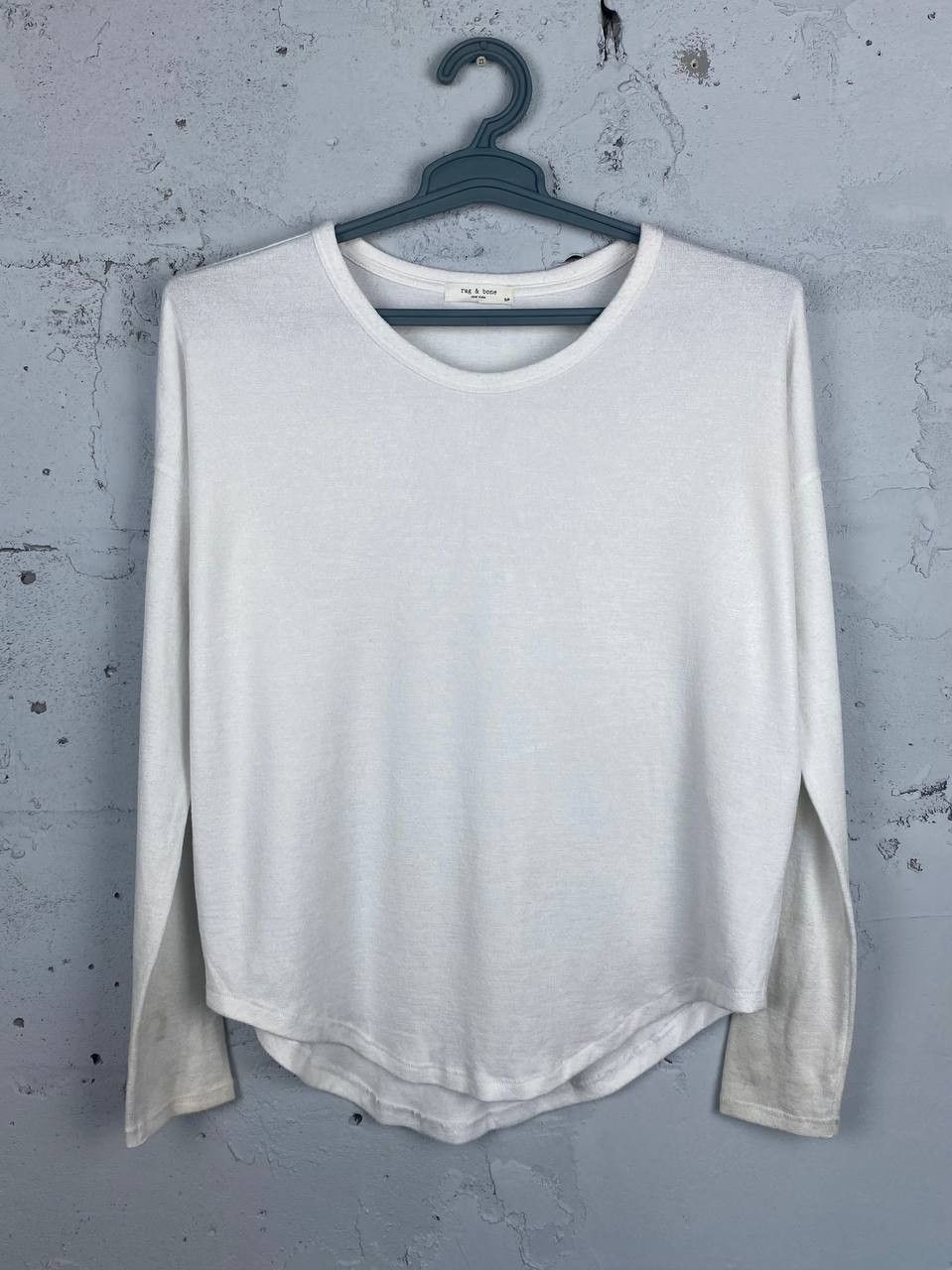Rag & Bone Rag & Bone Knitted White Unisex Longsleeve Size US S / EU 44-46 / 1 - 1 Thumbnail