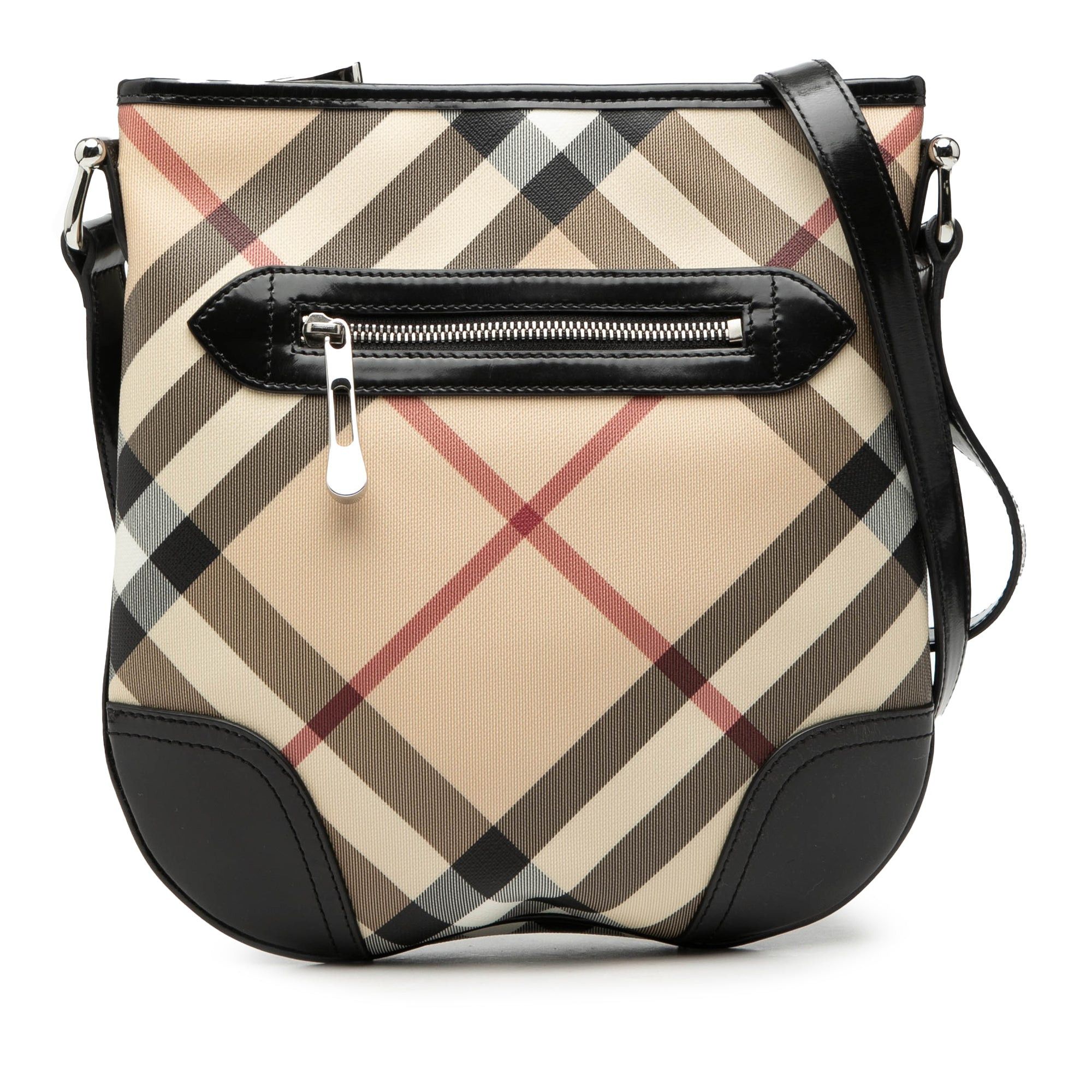 Burberry Supernova Check Coated Canvas Dryden Crossbody Size ONE SIZE - 1 Thumbnail