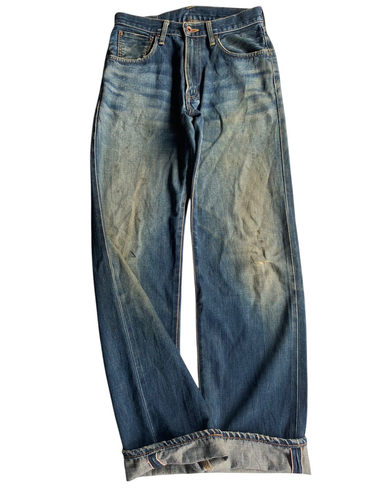 Edwin × Kapital × Vintage VINTAGE EDWIN 505X SELVEDGE JAPANESE DISTRESSED DENIM Size US 29 - 4 Thumbnail