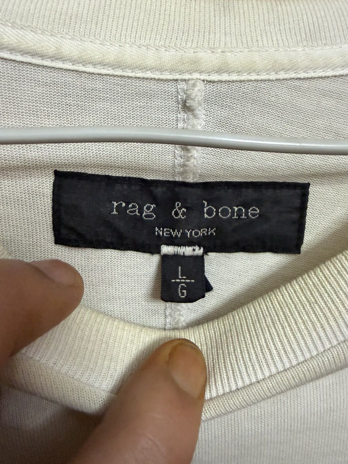 Rag & Bone Rag and bone swimming pool long-sleeve white Size US L / EU 52-54 / 3 - 3 Thumbnail