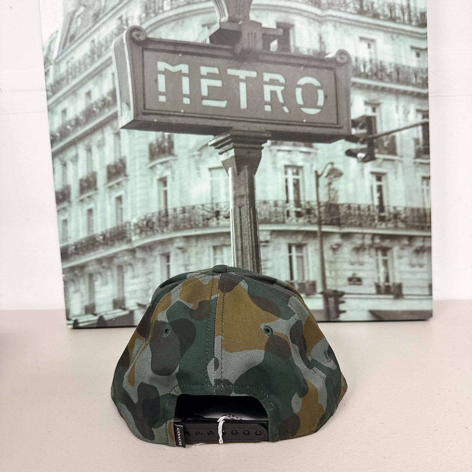 Coach Coach C0975 Cotton printed camouflage flat-brimmed cap, Size ONE SIZE - 3 Thumbnail