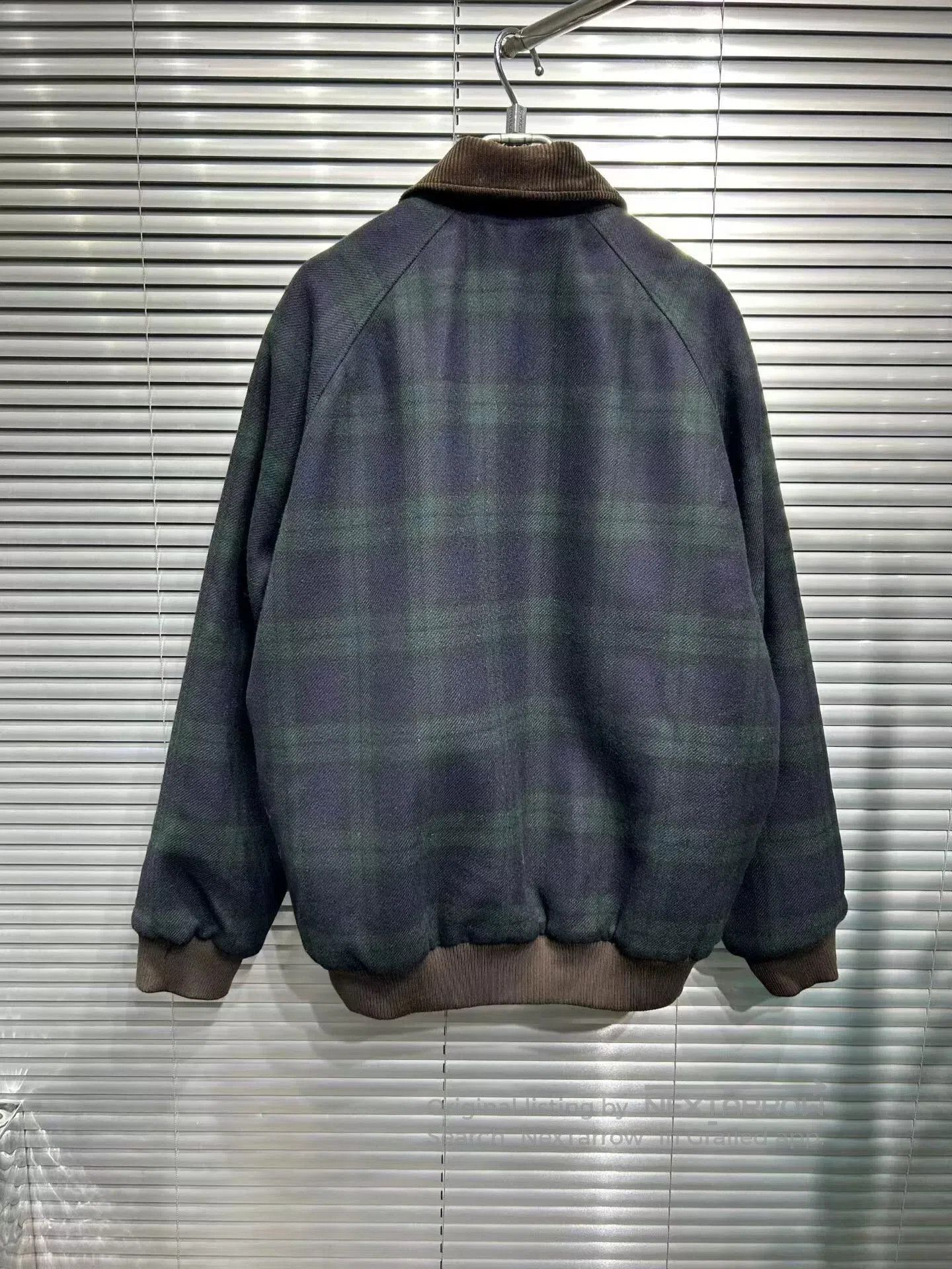 Miu Miu miumiu green plaid corduroy collar jacket. Size S / US 4 / IT 40 - 2 Thumbnail