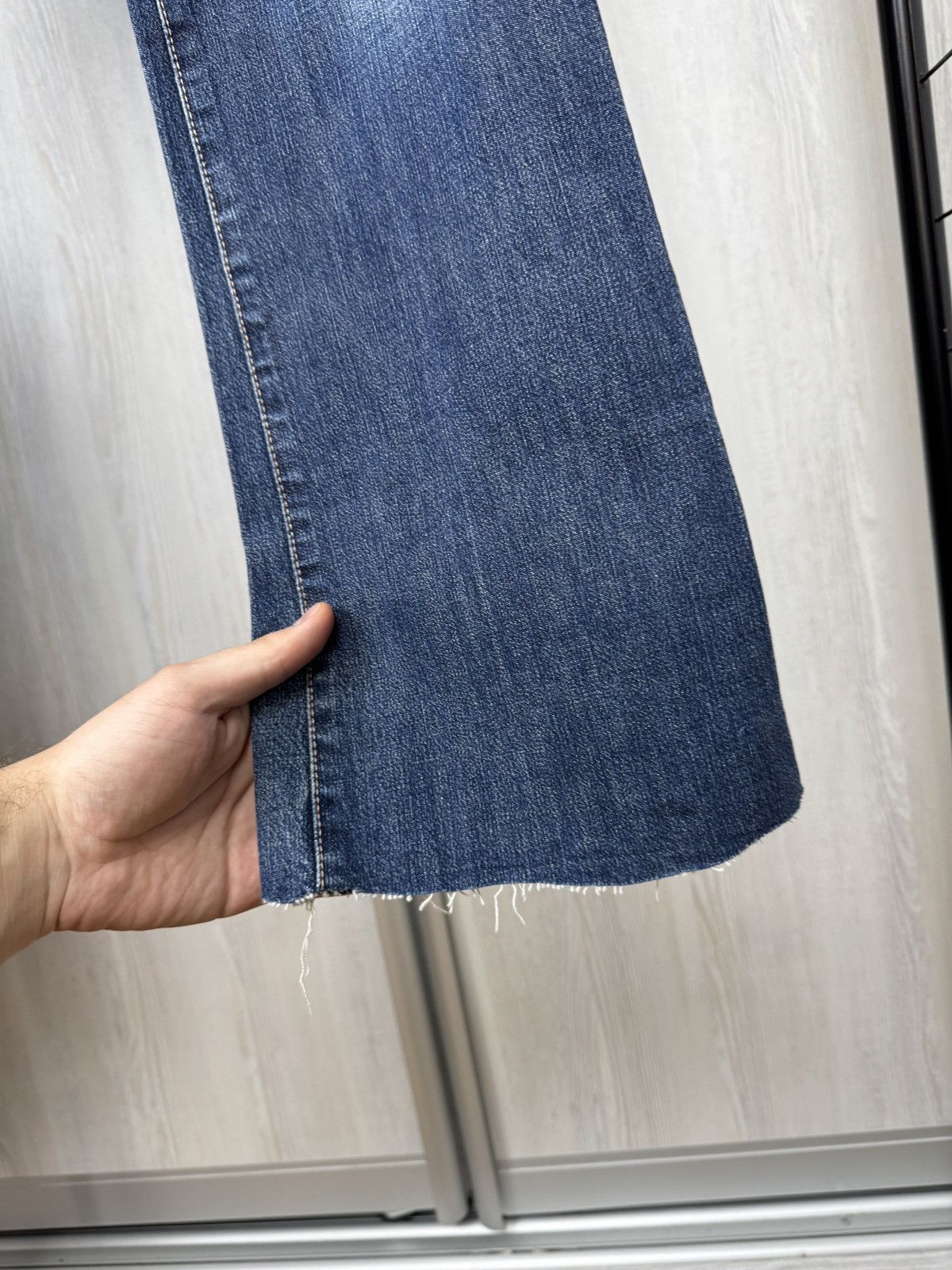 Evisu Evisu Puma Vintage 00s Washed Denim Y2K Flared Pants Jeans Size 34" / US 12 / IT 48 - 10 Thumbnail
