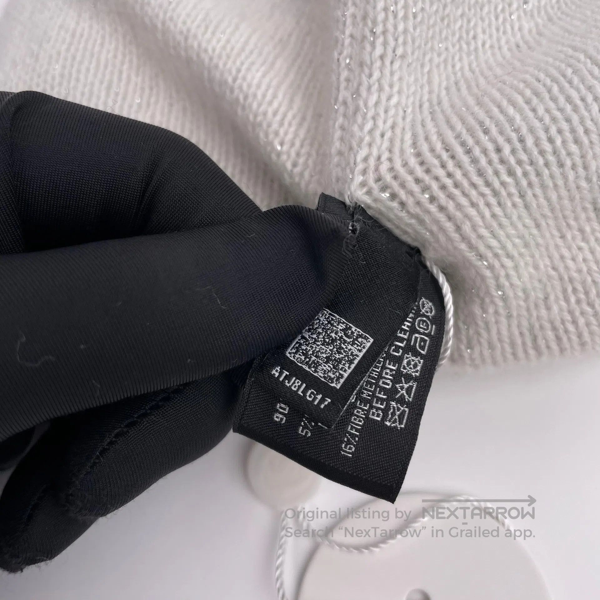 Chanel Chanel White Sequin Embroidered Letter Cold Hat| Size ONE SIZE - 9 Thumbnail
