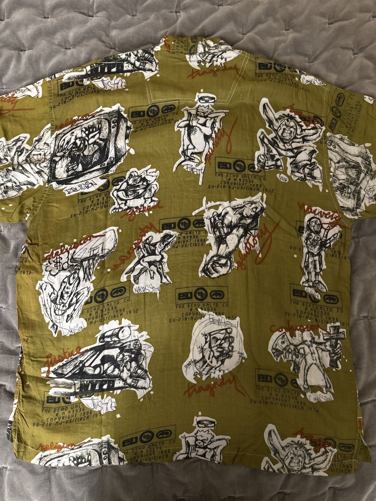 Ecko Unltd. Ecko Unltd ECHO UNLTD vintage s/s button up shirt Size US XL / EU 56 / 4 - 7 Thumbnail