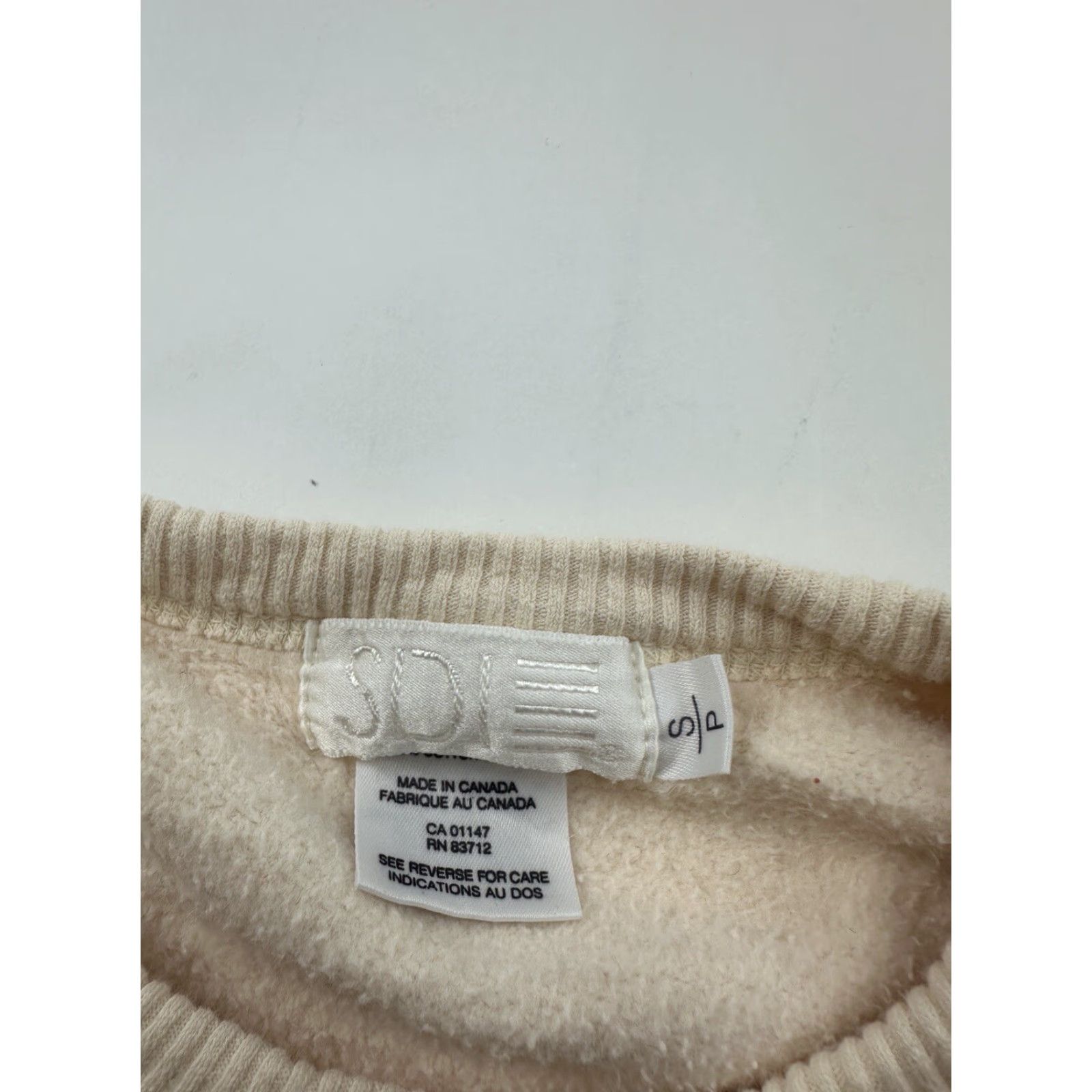 Vintage COLUMBIA Edgewater Golf Sweatshirt Mens Small Ivory Crew Neck Pullover Size US S / EU 44-46 / 1 - 4 Thumbnail