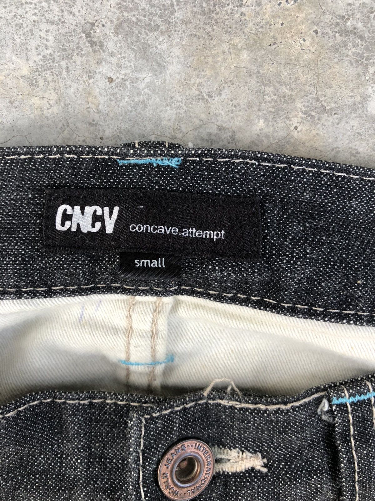 Japanese Brand Japanese Concave attempt Distressed Jeans Size US 32 / EU 48 - 16 Thumbnail