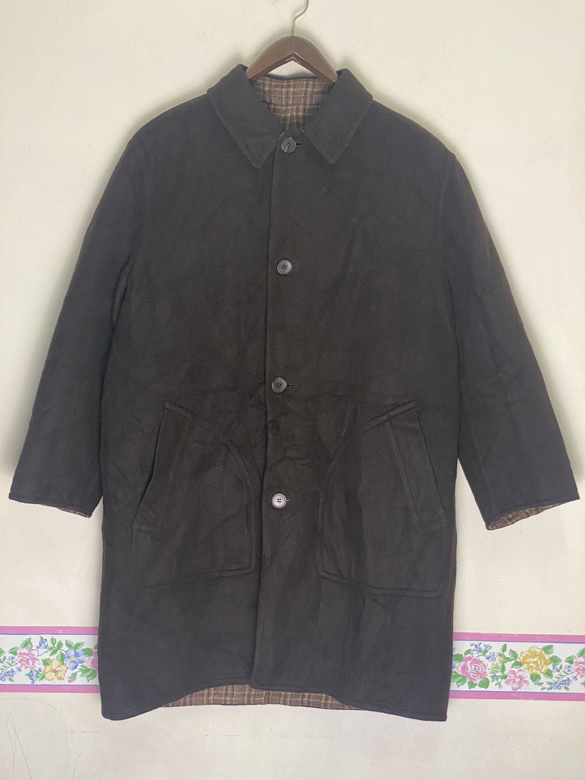 Alfred Dunhill × Vintage VINTAGE DUNHILL REVERSIBLE JACKET MADE IN ITALY Size US S / EU 44-46 / 1 - 3 Thumbnail