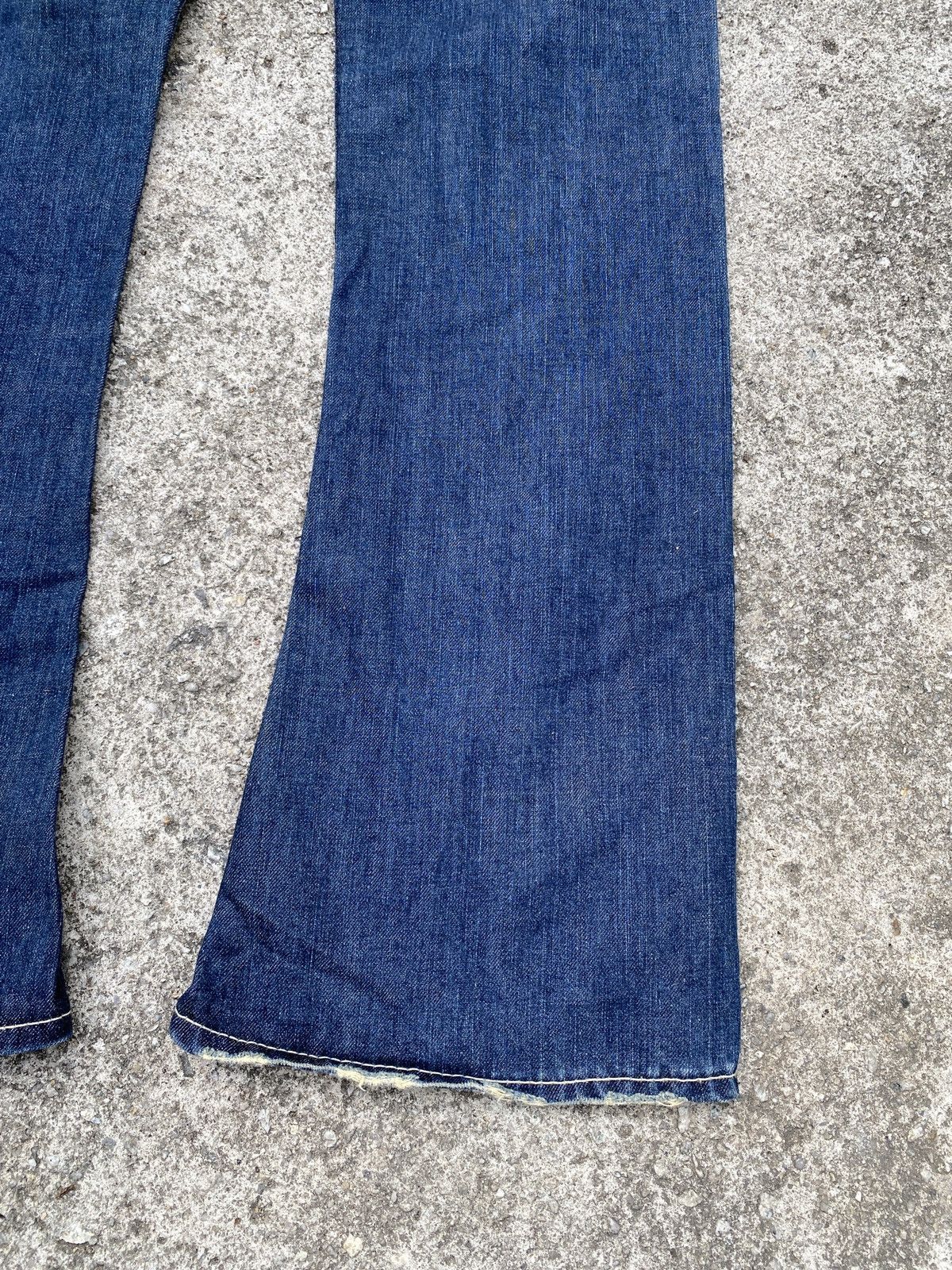 Japanese Brand Flare Rodeo Crown Japan Claw Marks Design Low Rise Denim Size US 30 / EU 46 - 12 Thumbnail