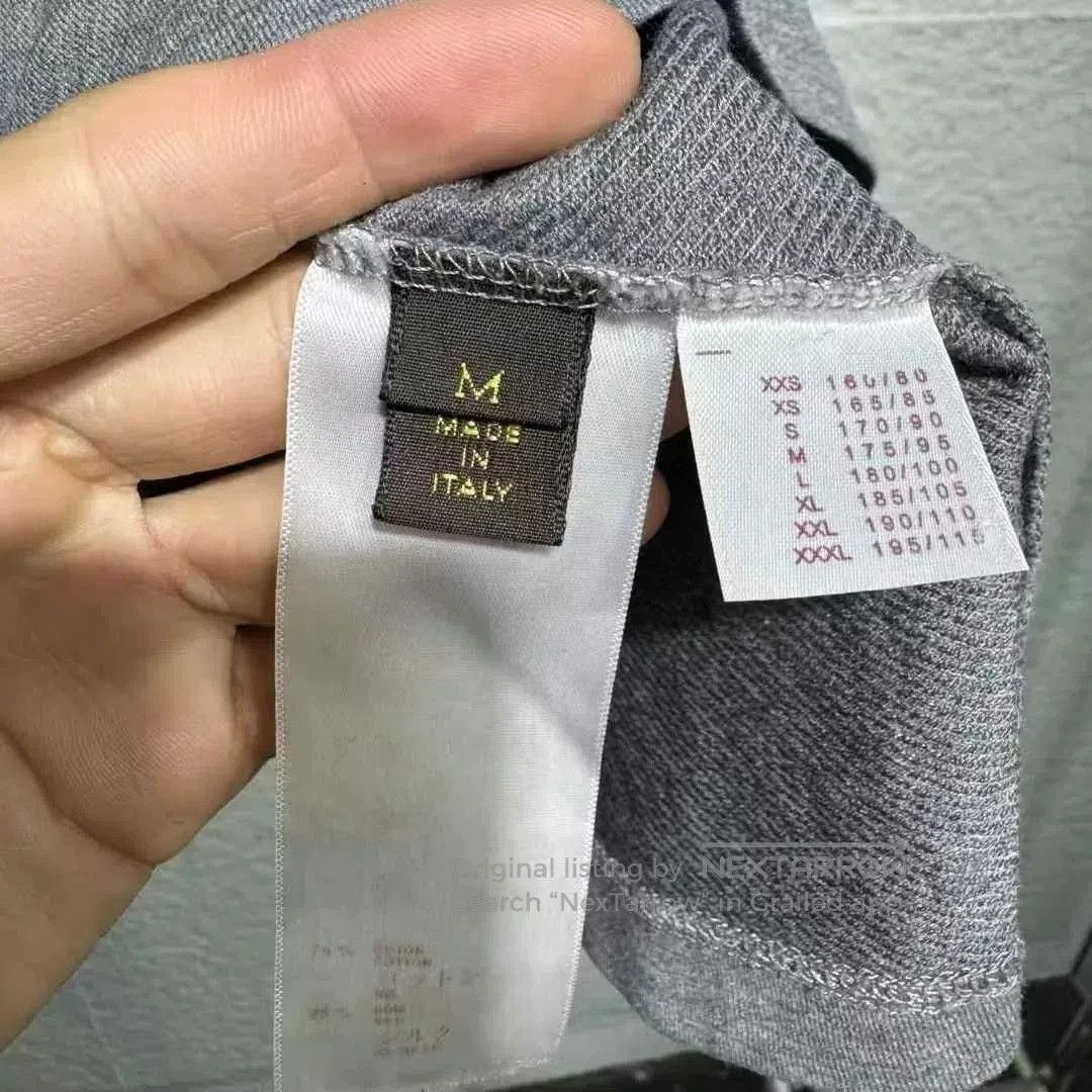 Louis Vuitton Louis Vuitton Gray Big Logo T. Size US M / EU 48-50 / 2 - 4 Thumbnail