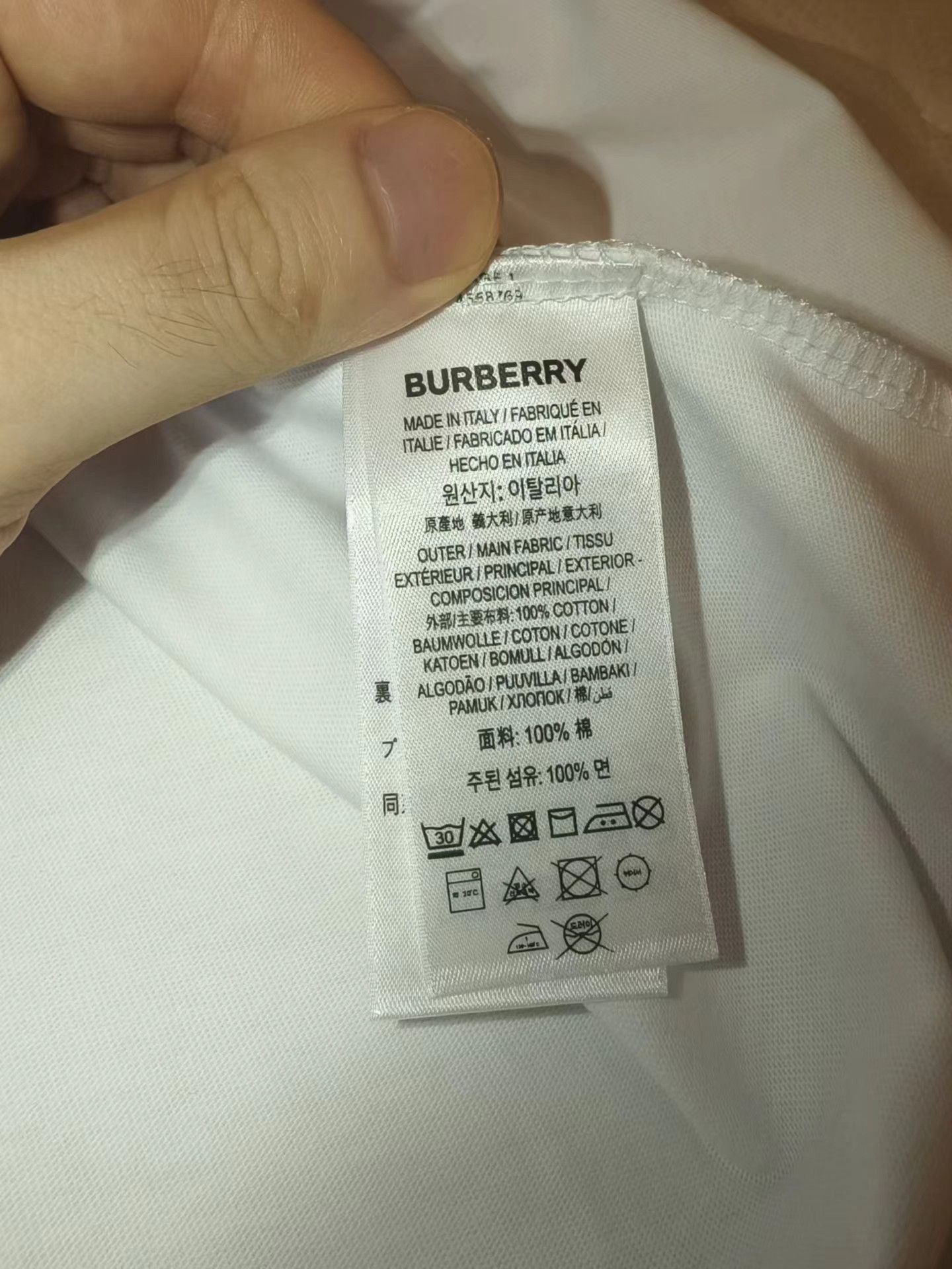 Burberry Burberry embroidered short-sleeve T-shirt Size US XS / EU 42 / 0 - 3 Thumbnail