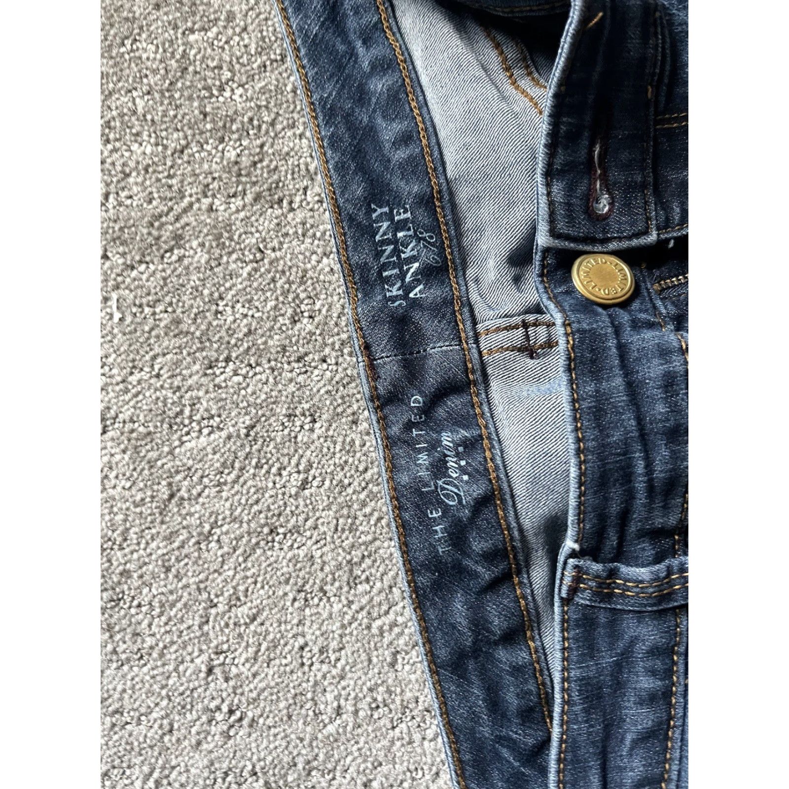 Vintage VINTAGE The Limited Women's Jeans Denim Skinny 678 Size 6 Waist 30W Blue Cotton Polyester Spandex Size 28" / US 6 / IT 42 - 5 Thumbnail