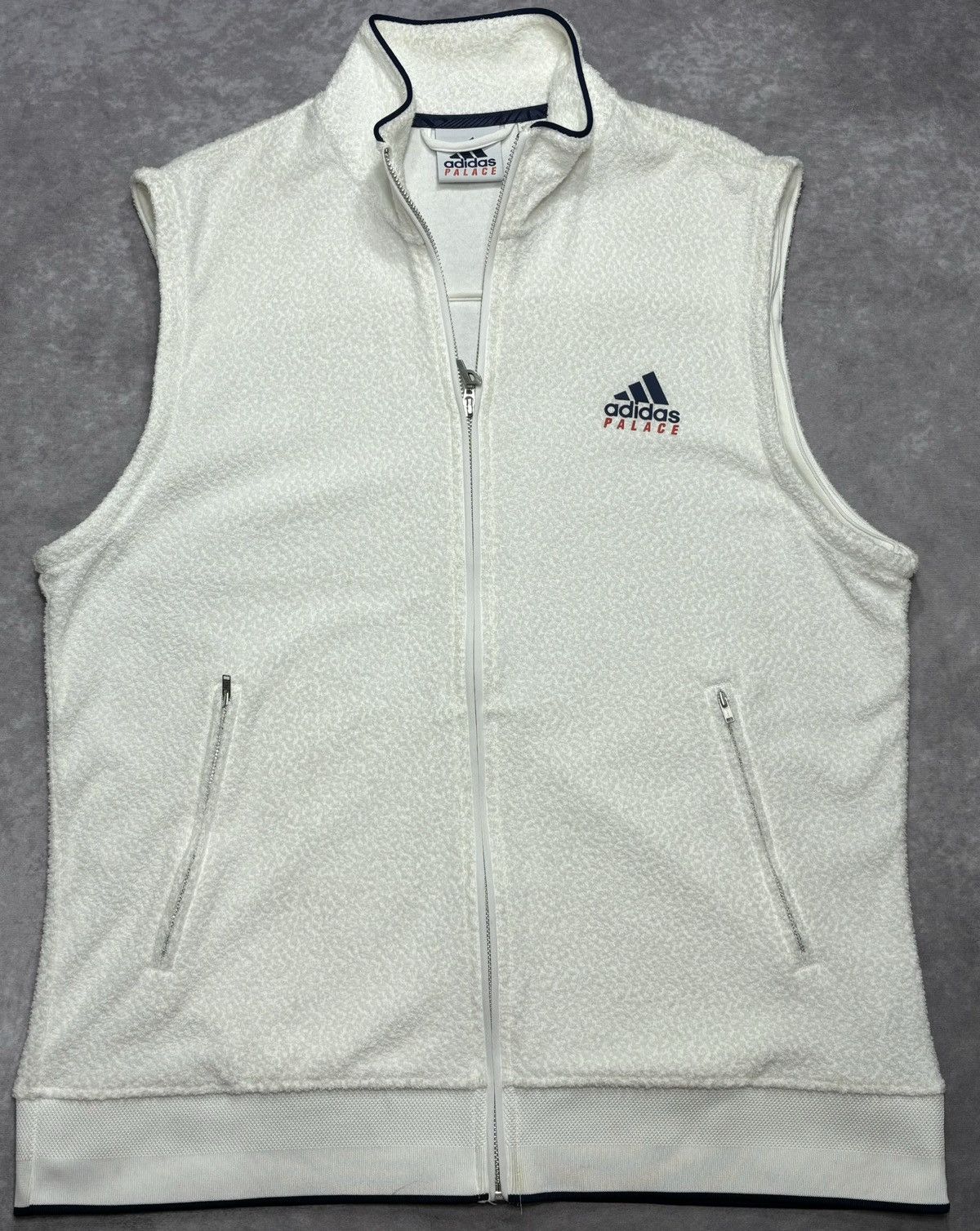 PALACE x Adidas Towel knit store convertible vest track jacket