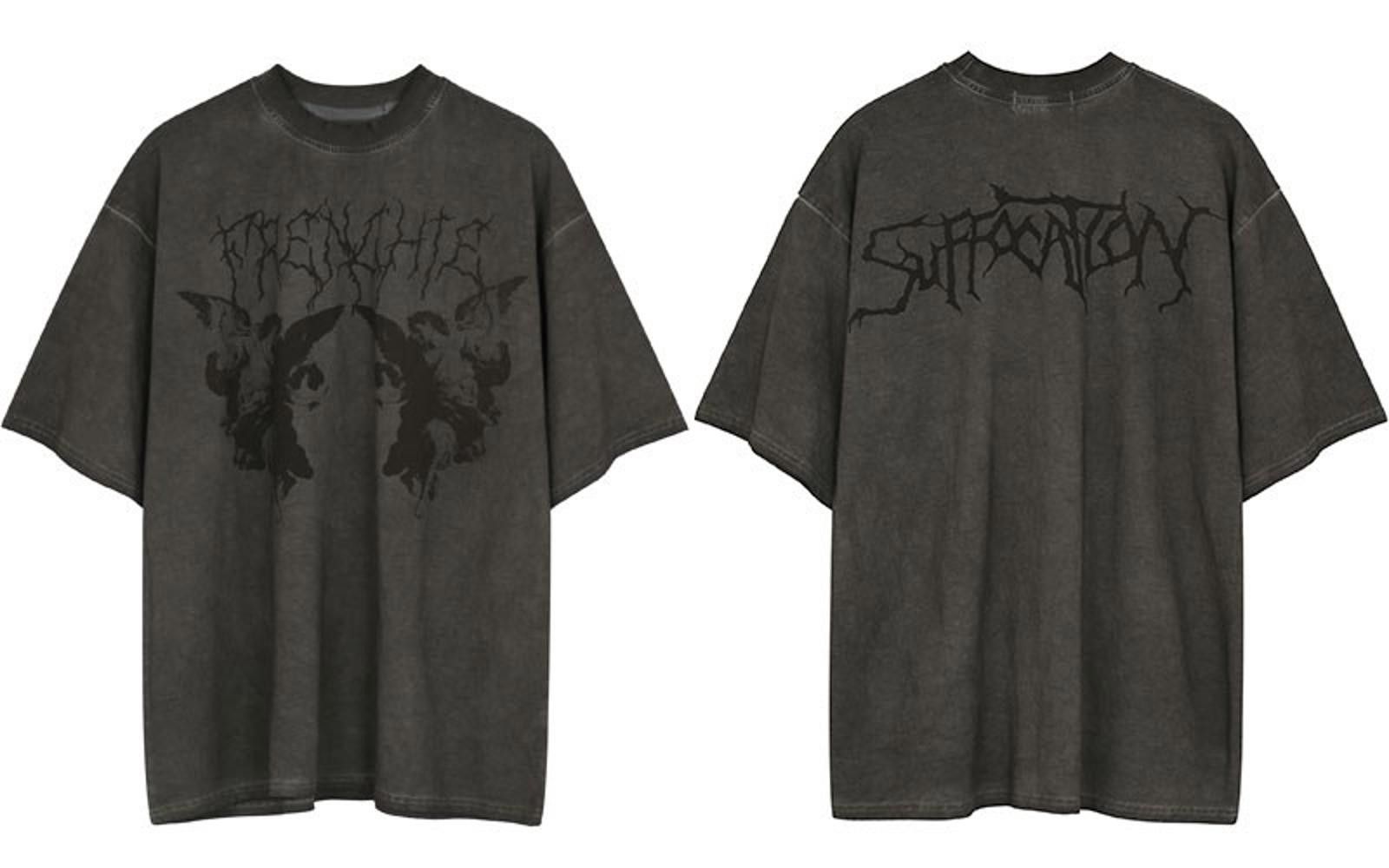 The Unbranded Brand Retro Top Loose Street Sports Y2k T-shirt Size ONE SIZE - 1 Thumbnail