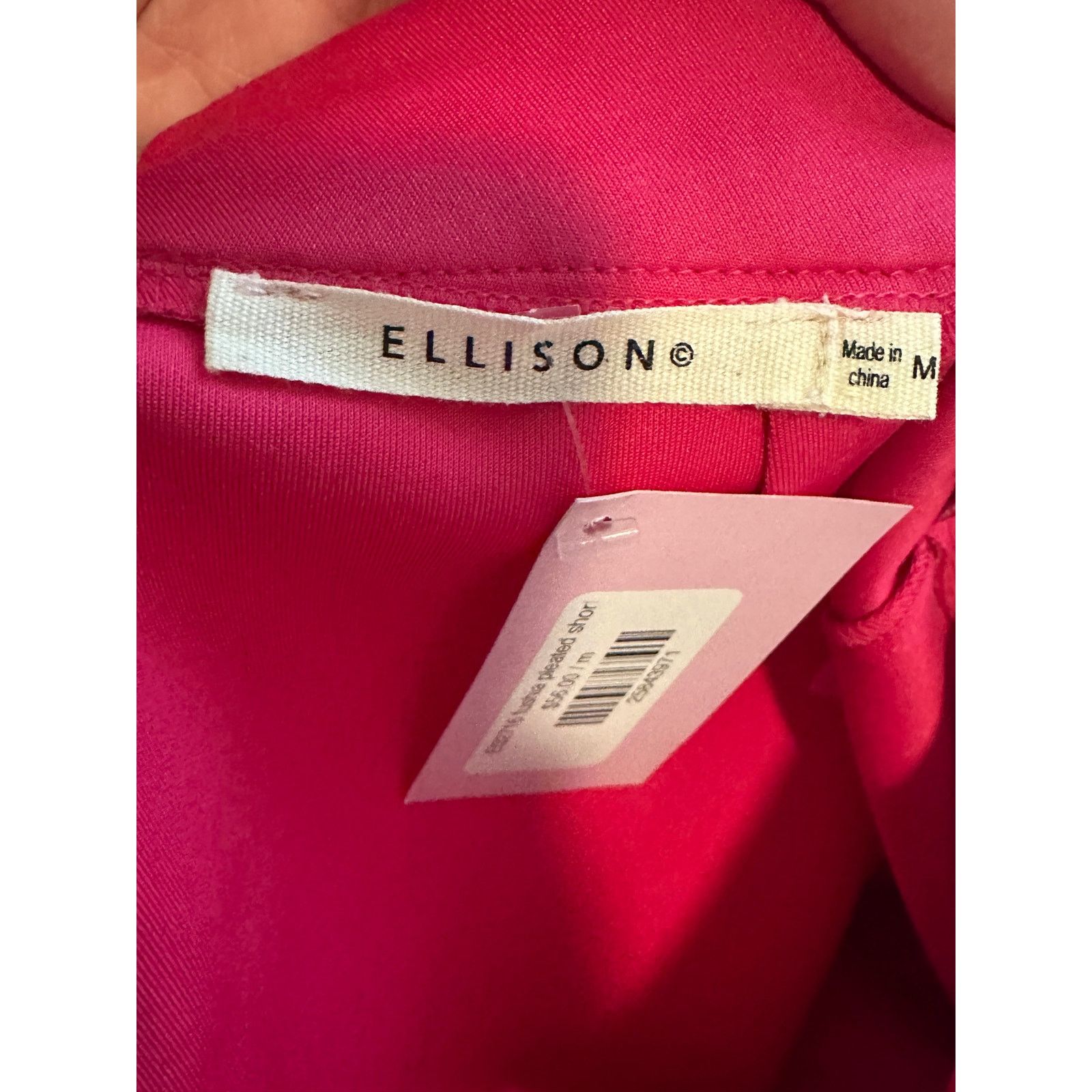 Other Ellison Hot Pink Pleated Pocketed High Rise Classy Shorts Size 28" / US 6 / IT 42 - 10 Thumbnail