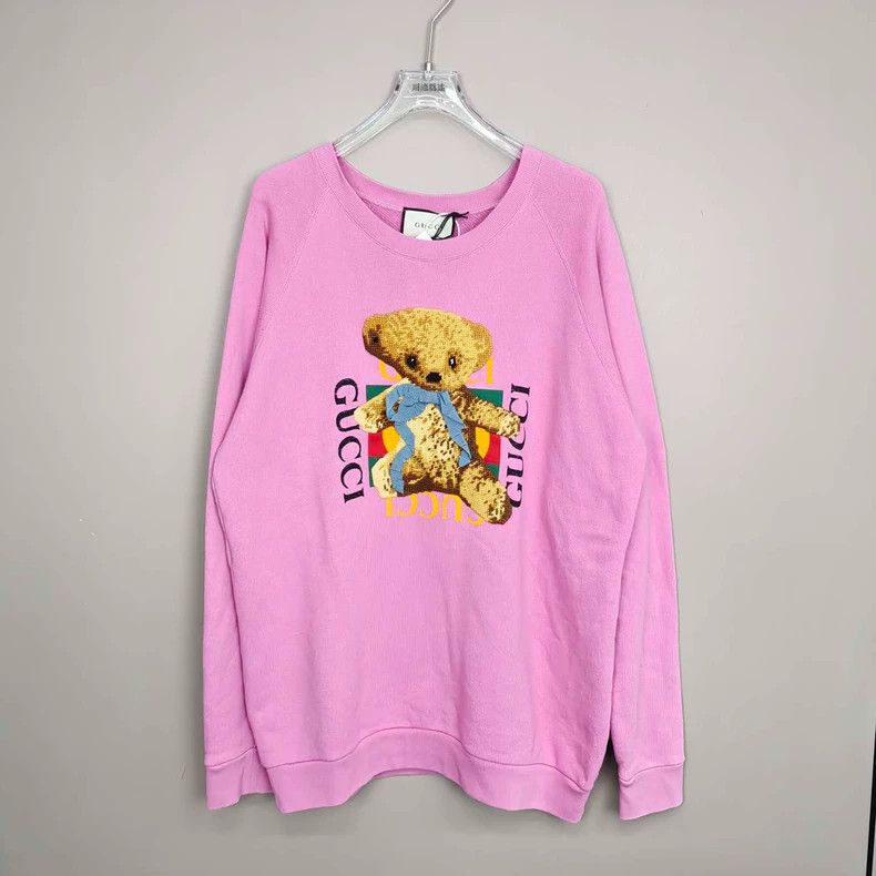 Gucci Gucci Bear's long sleeves Size L / US 10 / IT 46 - 1 Thumbnail