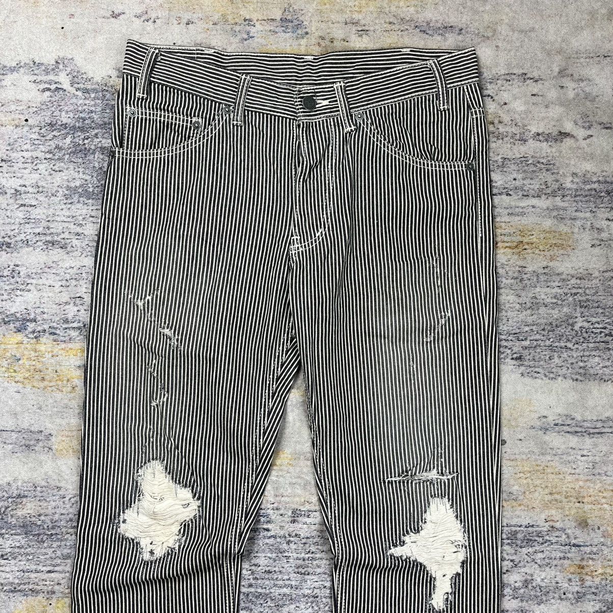 Backbone Back bone hickory flared denim pants Size US 32 / EU 48 - 4 Thumbnail