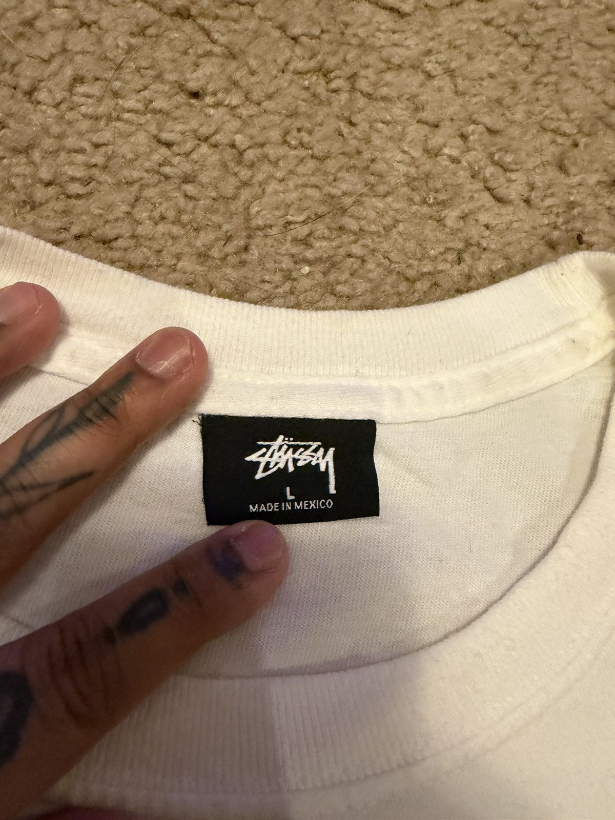 Rick Owens × Stussy Stussy x Rick Owens World Tour T-Shirt Size US L / EU 52-54 / 3 - 3 Thumbnail