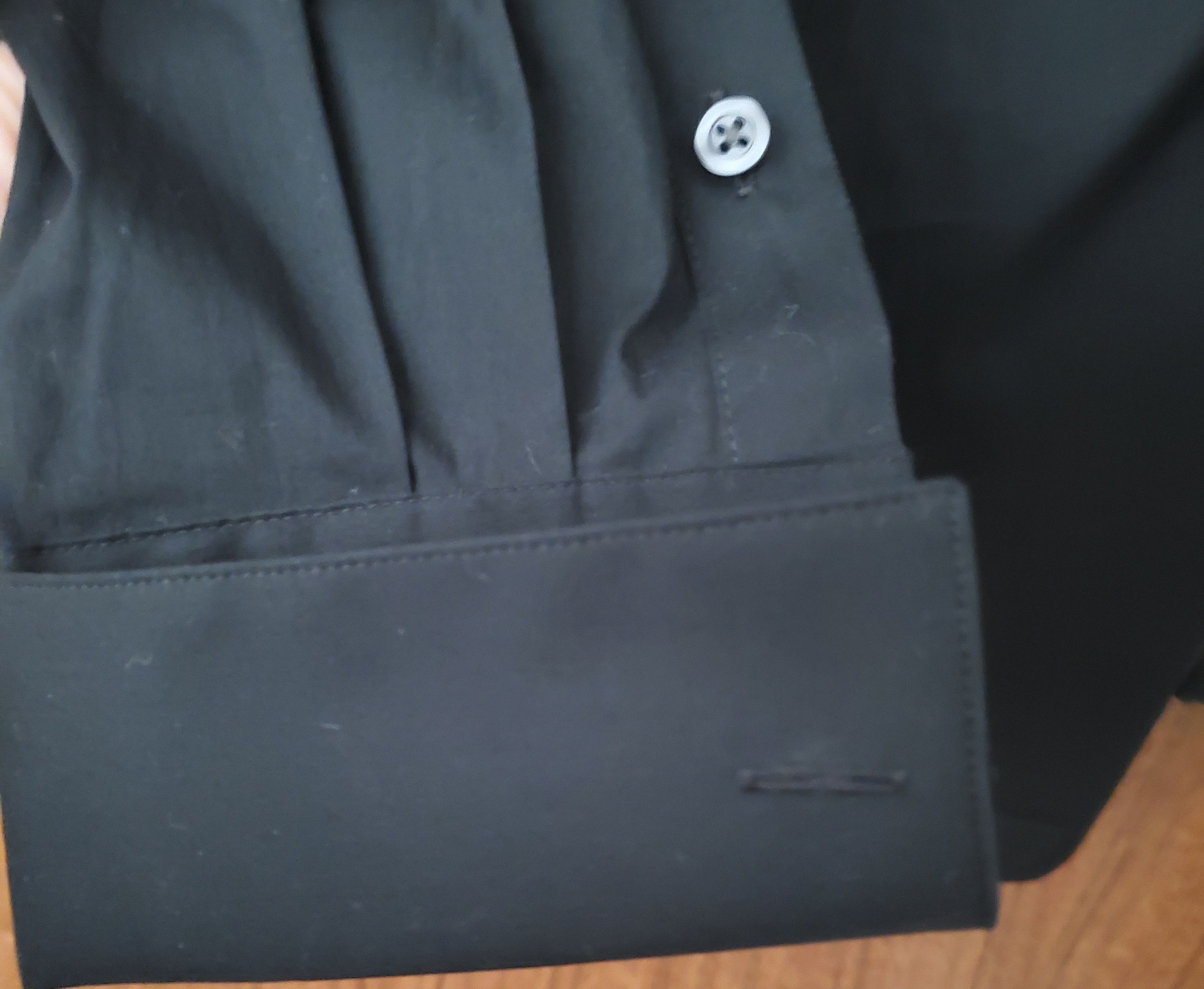 Alfani Alfani Slim Fit Long-Sleeve Black Formal Shirt Size US M / EU 48-50 / 2 - 3 Thumbnail