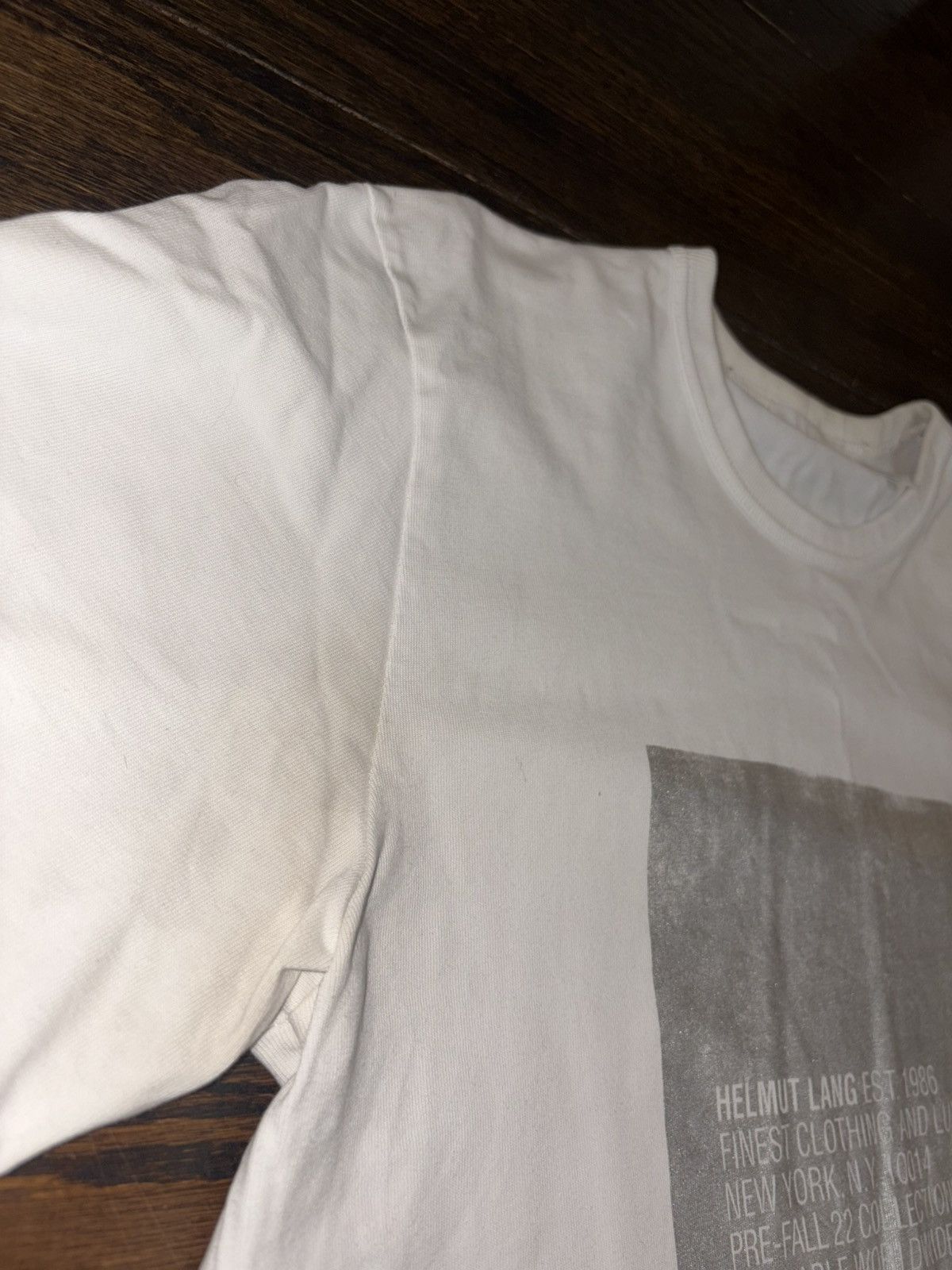 Helmut Lang Helmet Lang White T Shirt Size US M / EU 48-50 / 2 - 3 Thumbnail