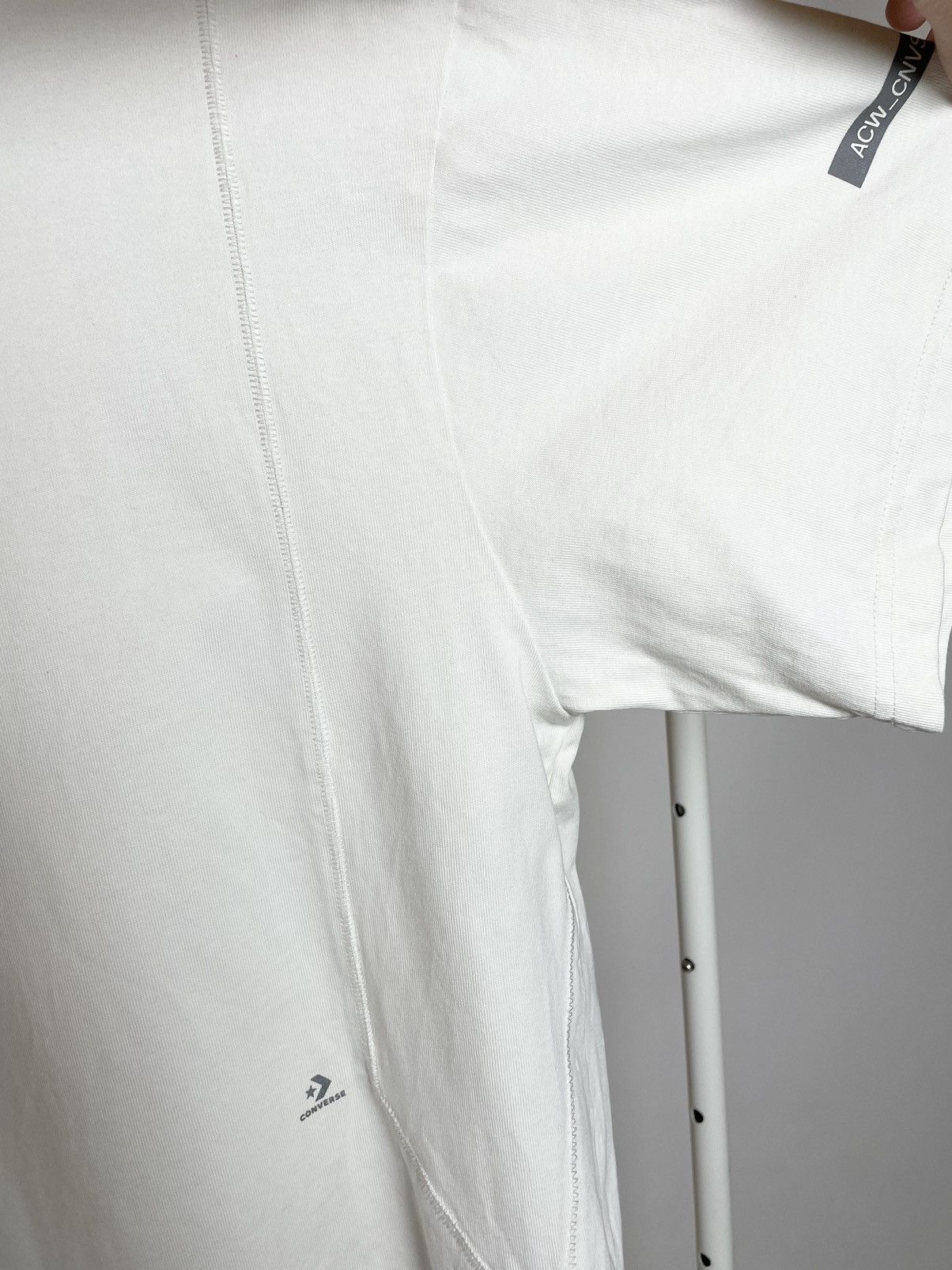 A-COLD-WALL* × Converse Converse x ACW A Cold Wall bone white reflective tee t-shirt Size US S / EU 44-46 / 1 - 14 Thumbnail